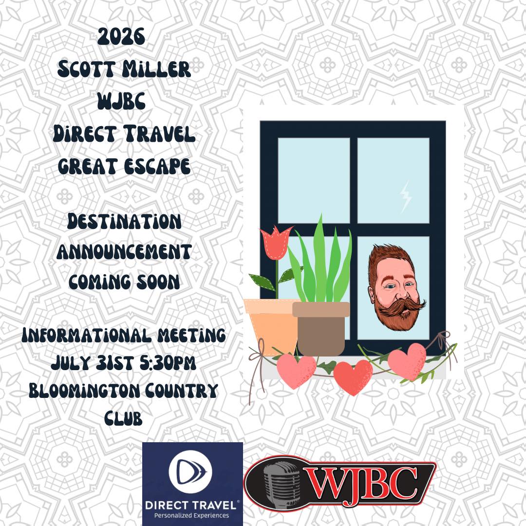 WJBC - Mark your calendar, the 2026 Direct Travel Cl WJBC Scott Miller ...