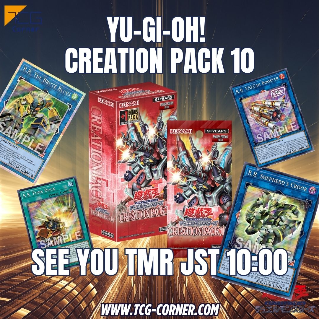 TCG-corner - See you tomorrow! 😍 Yu-Gi-Oh! Creation Pack 10 hype builds ...