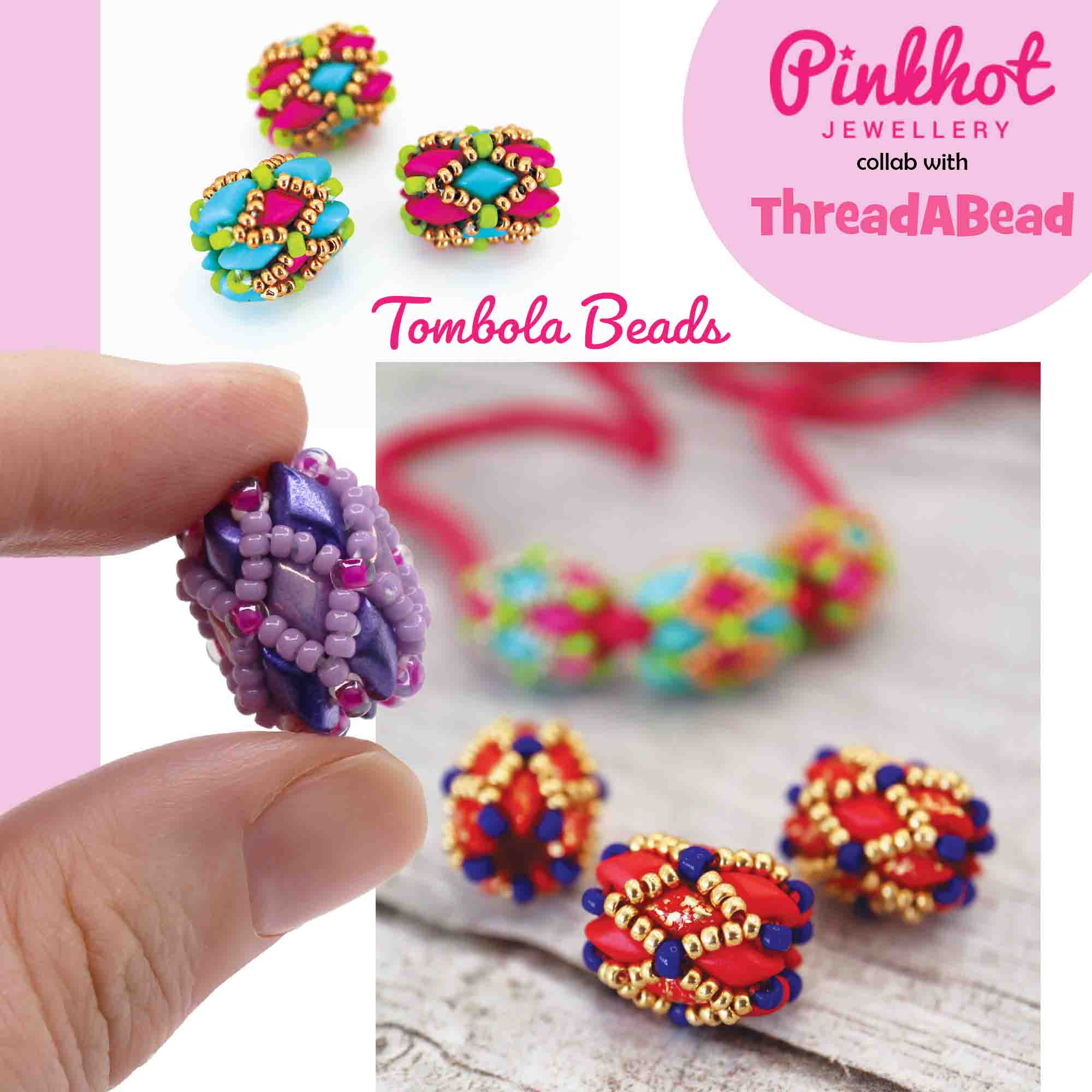 ThreadABead - We’re still 😍 over these Tombola Beads! ... | Facebook
