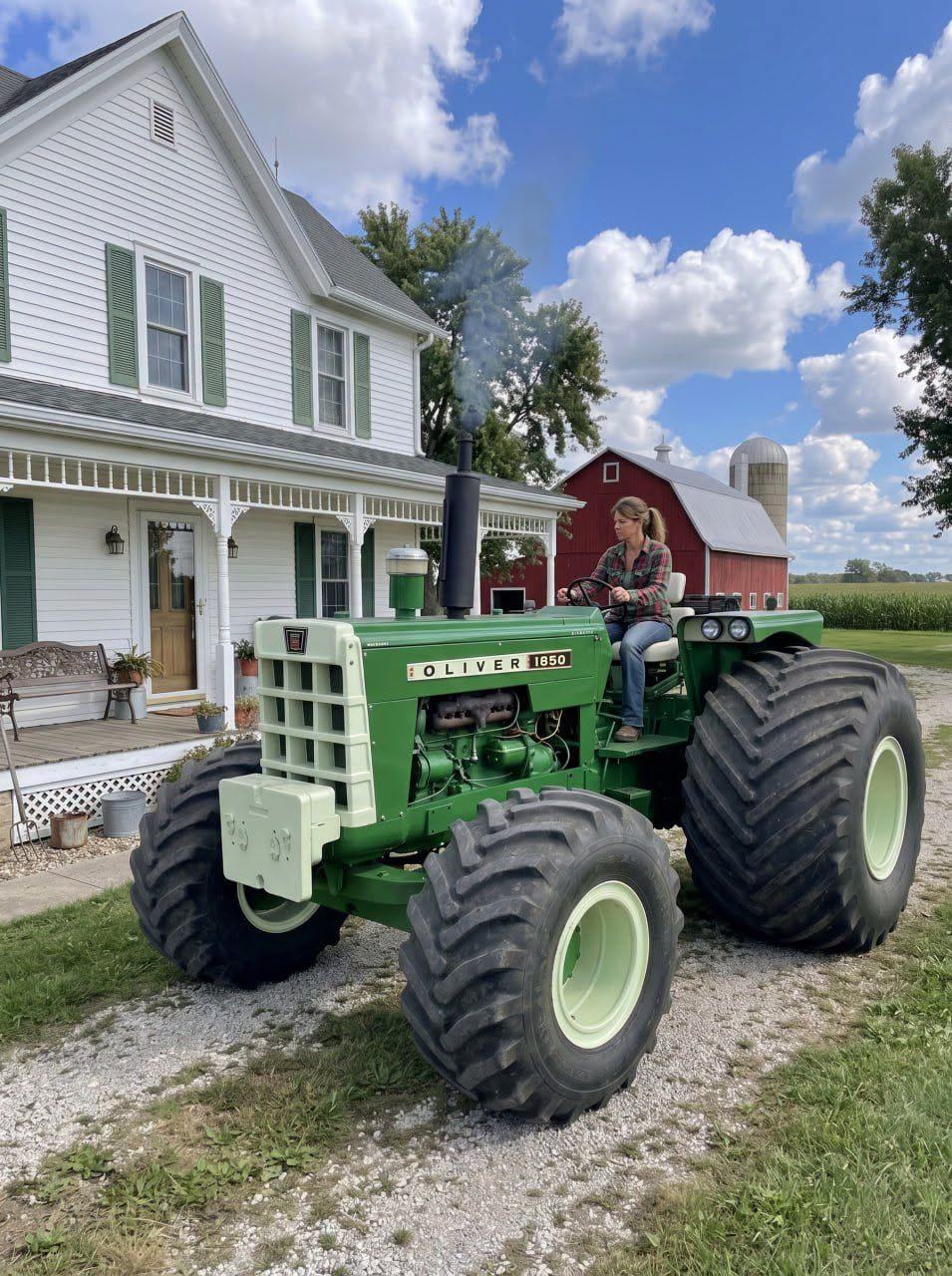 Oliver 1850 tractor features and history