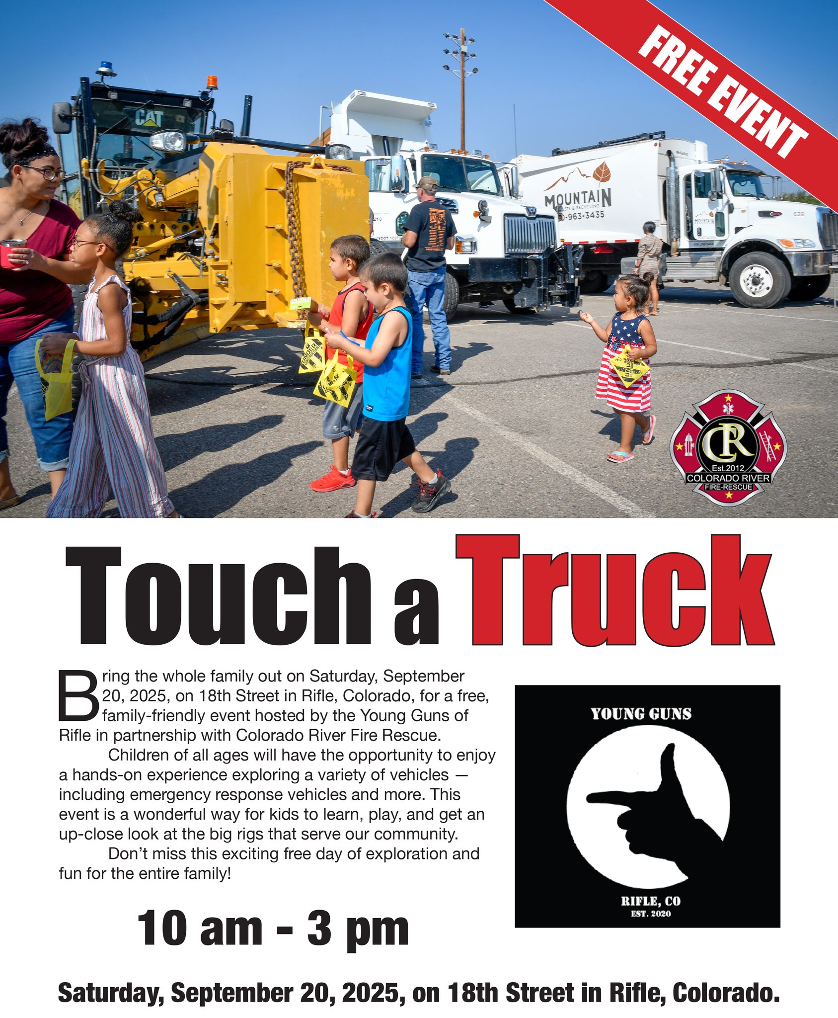 City - 🚛🔥 Don’t Miss Young Guns of Rifle’s Annual Touch-A-Truck! 🔥🚛 ...