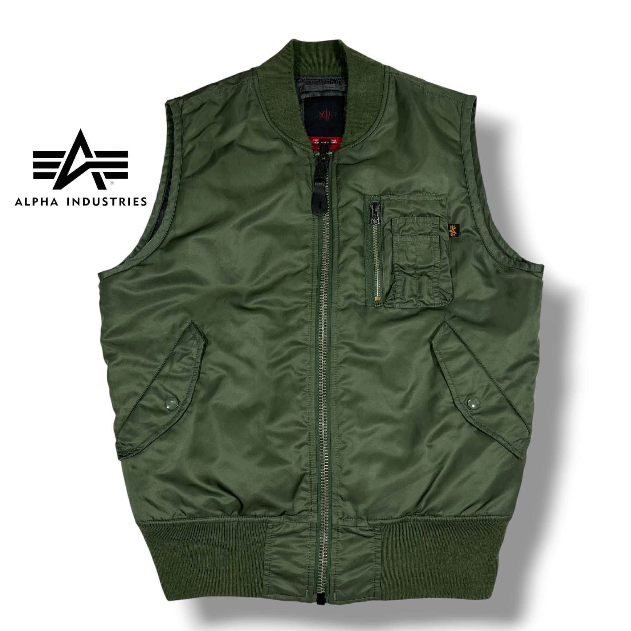 🪖 ALPHA INDUSTRIES X SWAGGER MA-1 VEST GREEN