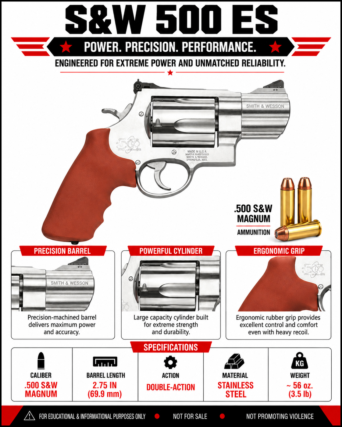 500 Friday! The Smith & Wesson® Performance Center® Model S&W500
