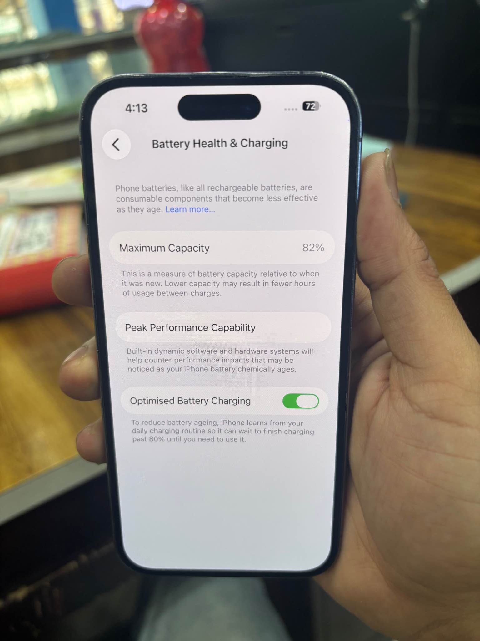 I phone 14 pro 128gb 82% battery health camera change 9824362111
