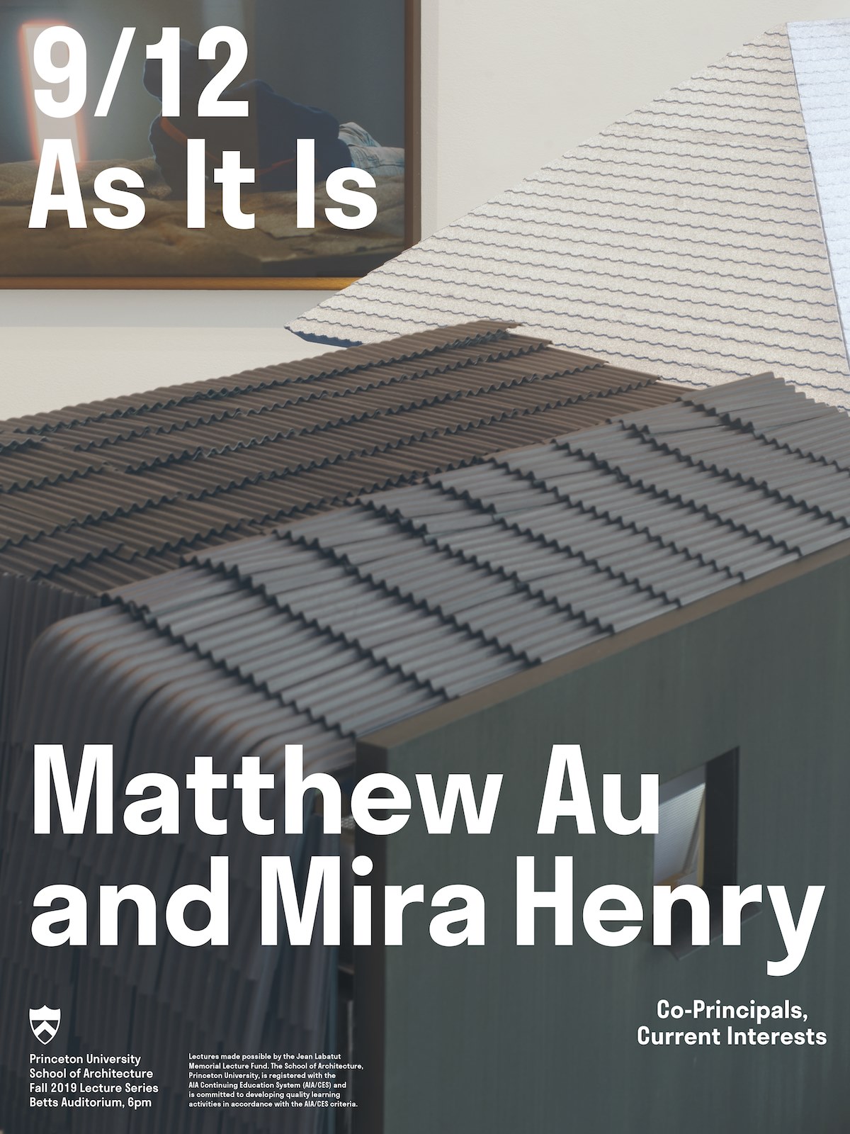 Princeton - Join us tomorrow at 6pm for As It Is, a lecture with ...