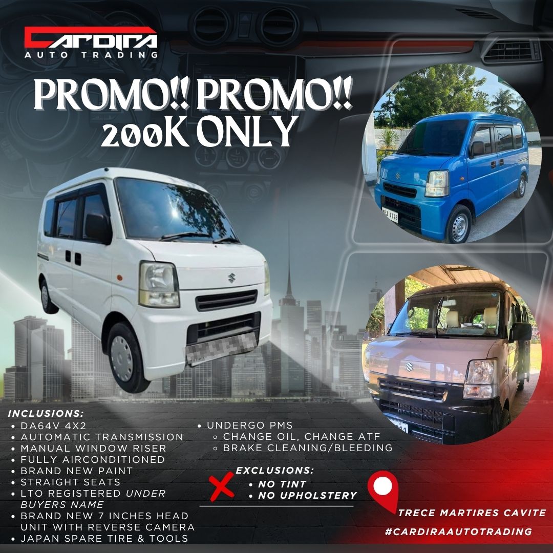Cardira - 🚐 DRIVE YOUR DREAM FOR LESS! Get this Suzuki Minivan DA64V ...