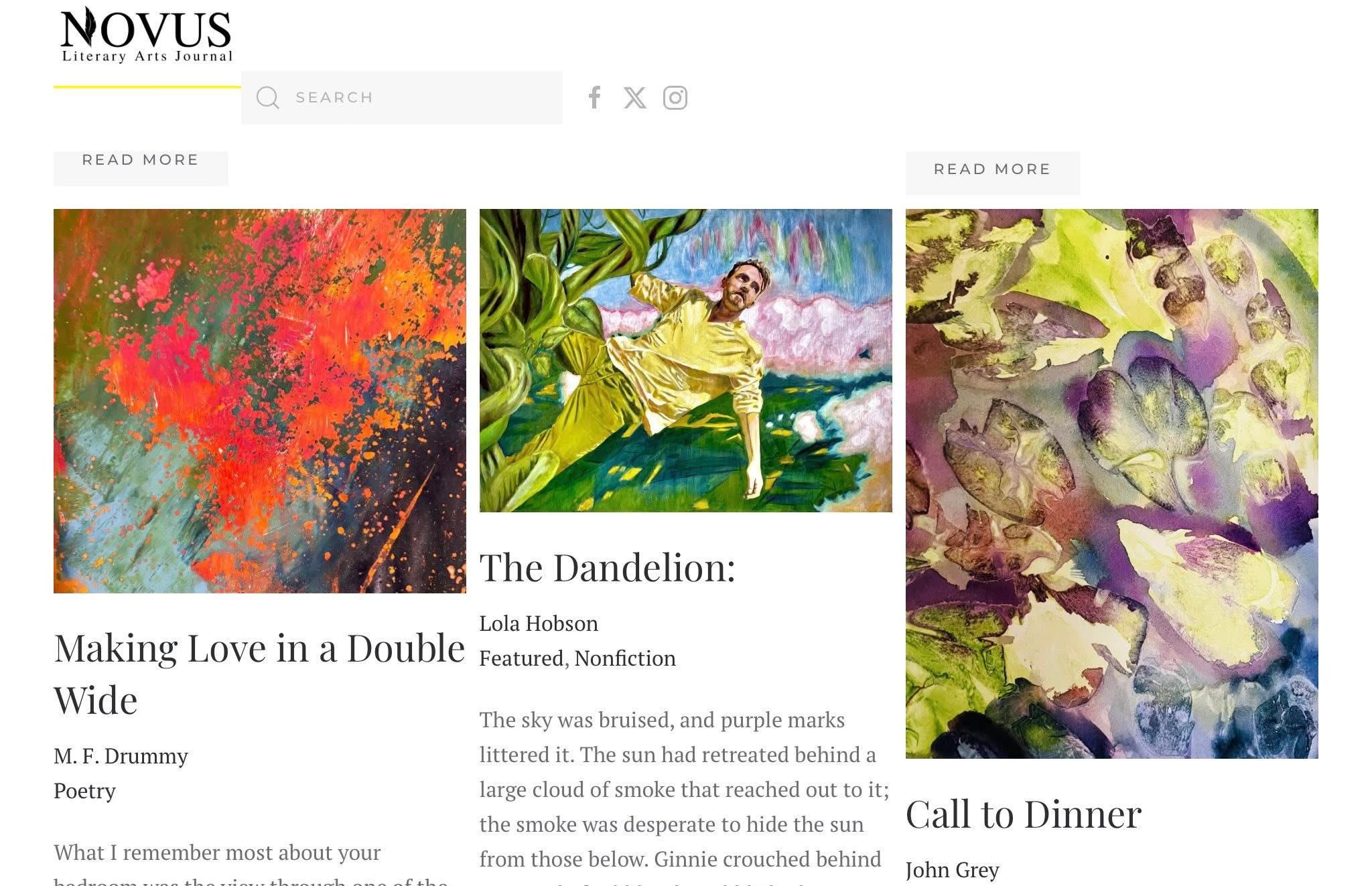 NOVUS Literary Journal | Lebanon TN