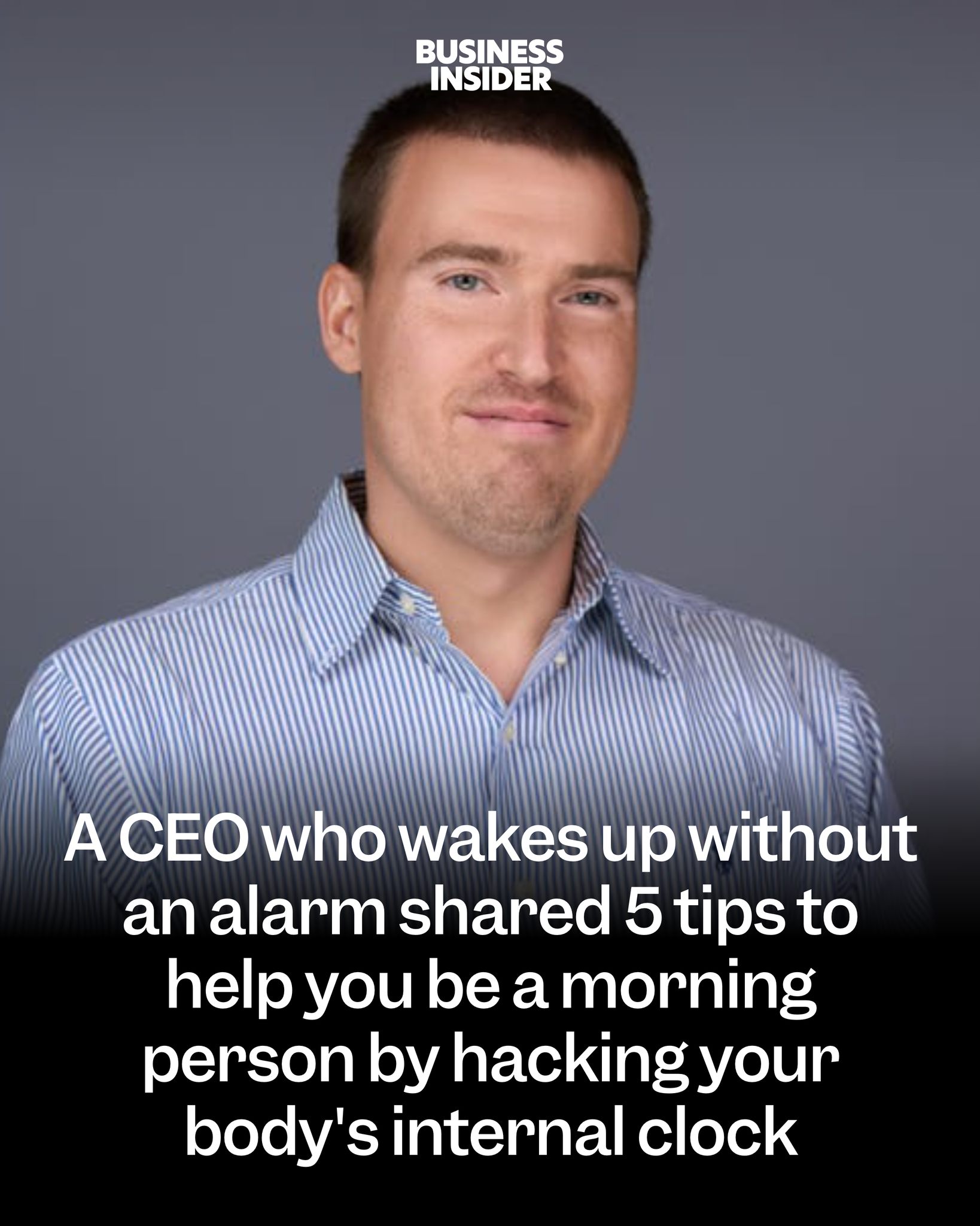 Business - You can train yourself to be a morning person by resetting ...