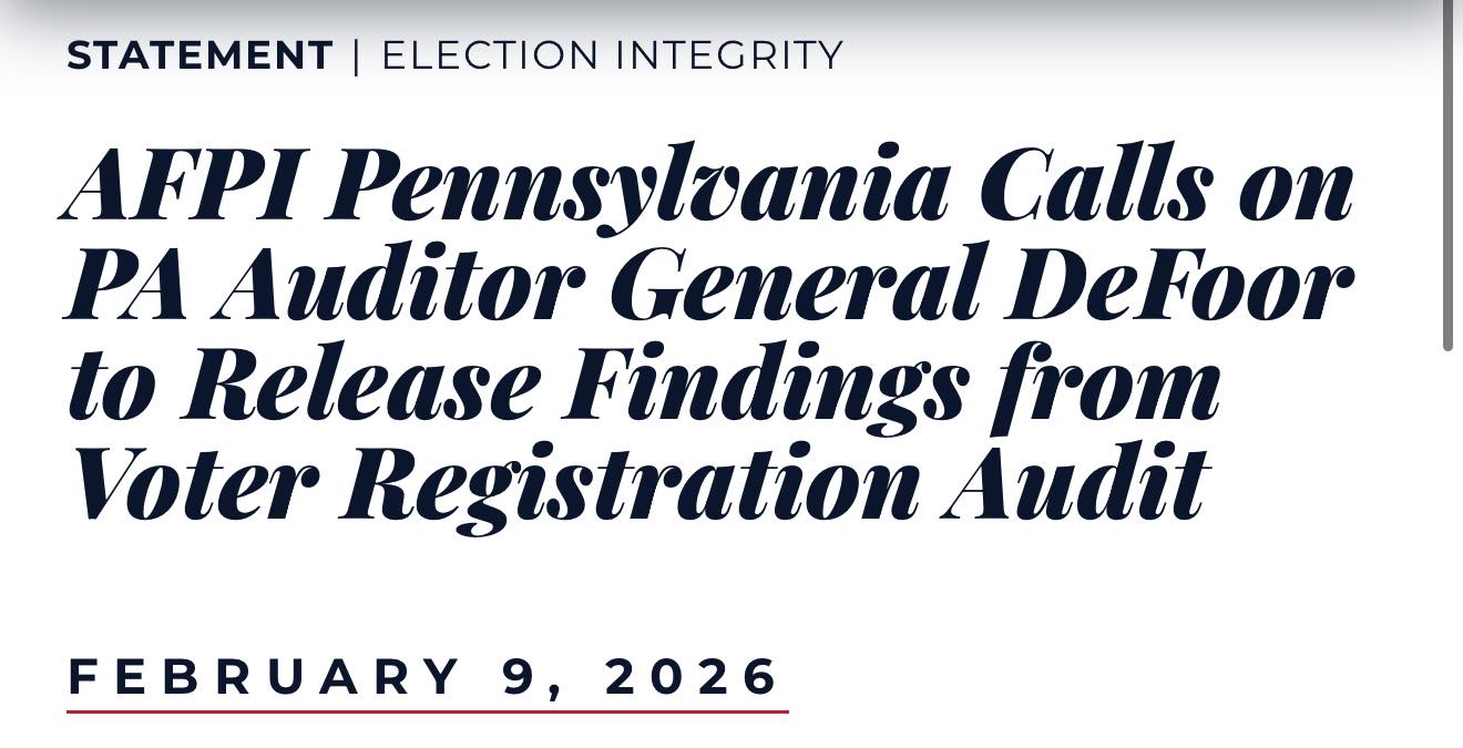 America First Policy Institute - Pennsylvania