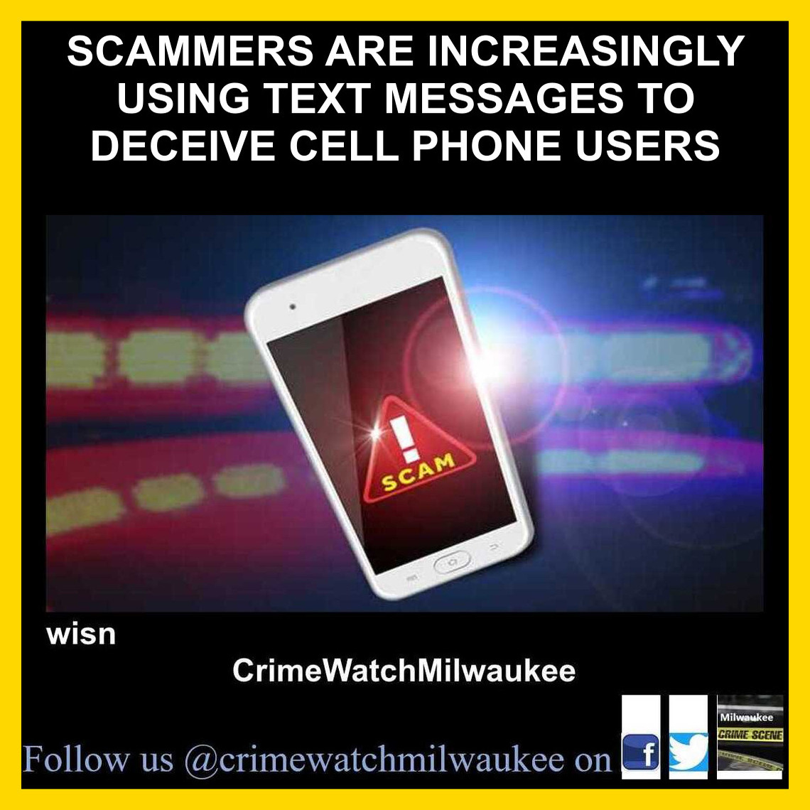 Fraudsters are using text messages to target cell phone users with