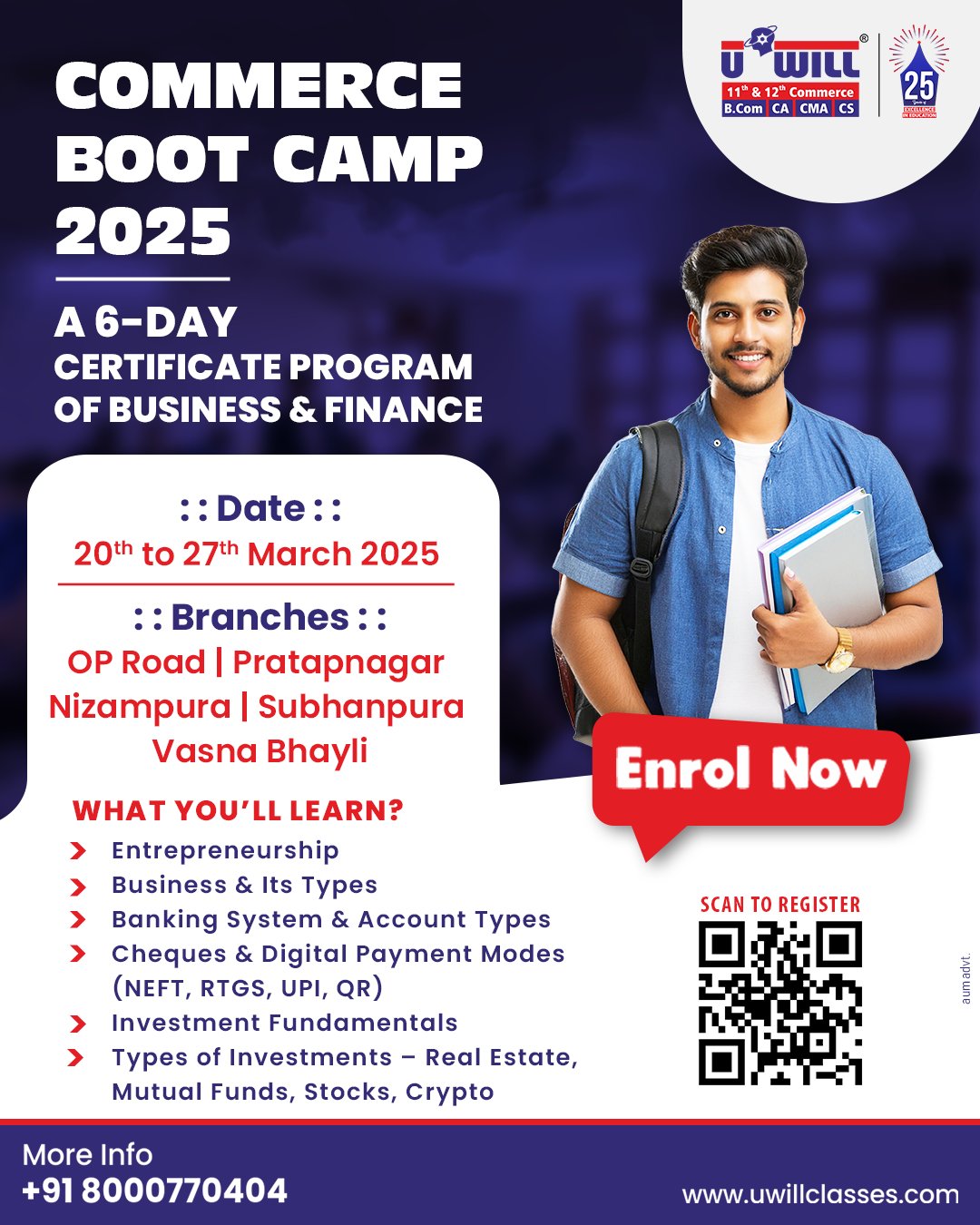 U WILL Classes - 🔥 Commerce Boot Camp 2025 is here! 🔥 Are... | Facebook