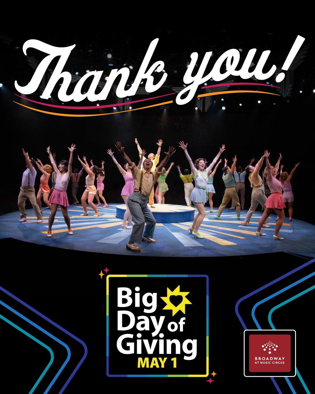 Broadway At Music Circus - The company of the Broadway At Music Circus ...