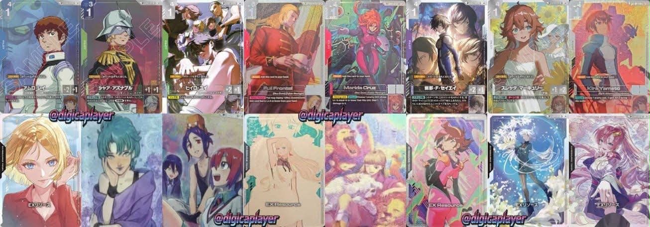 Gundam Card Game: SP Pilots and Ex Resources Revealed
