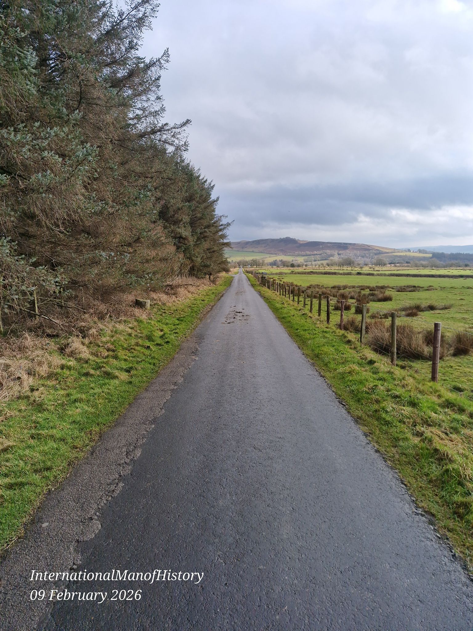 International - Roman road and milestone near Vindolanda in ...