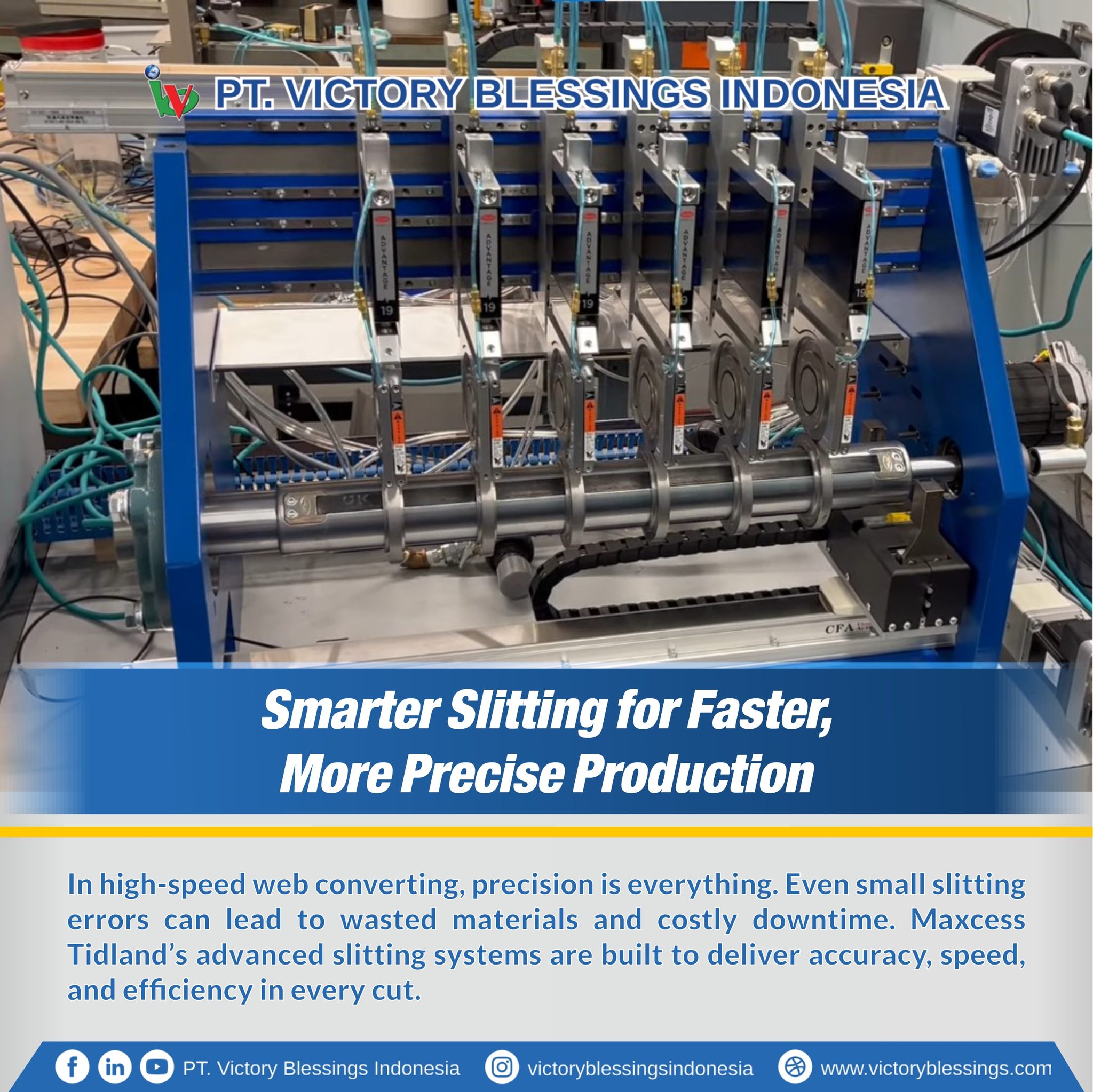 Slitting System - Maxcess Tidland PT. Victory Blessings Indonesia