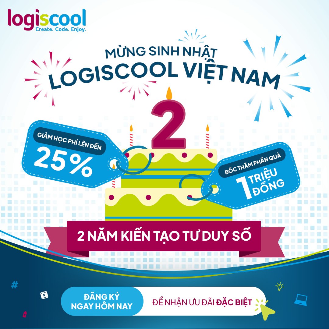 🎉 ĐÁNH DẤU 2 NĂM LOGISCOOL VIỆT NAM... - Logiscool Vietnam | Facebook