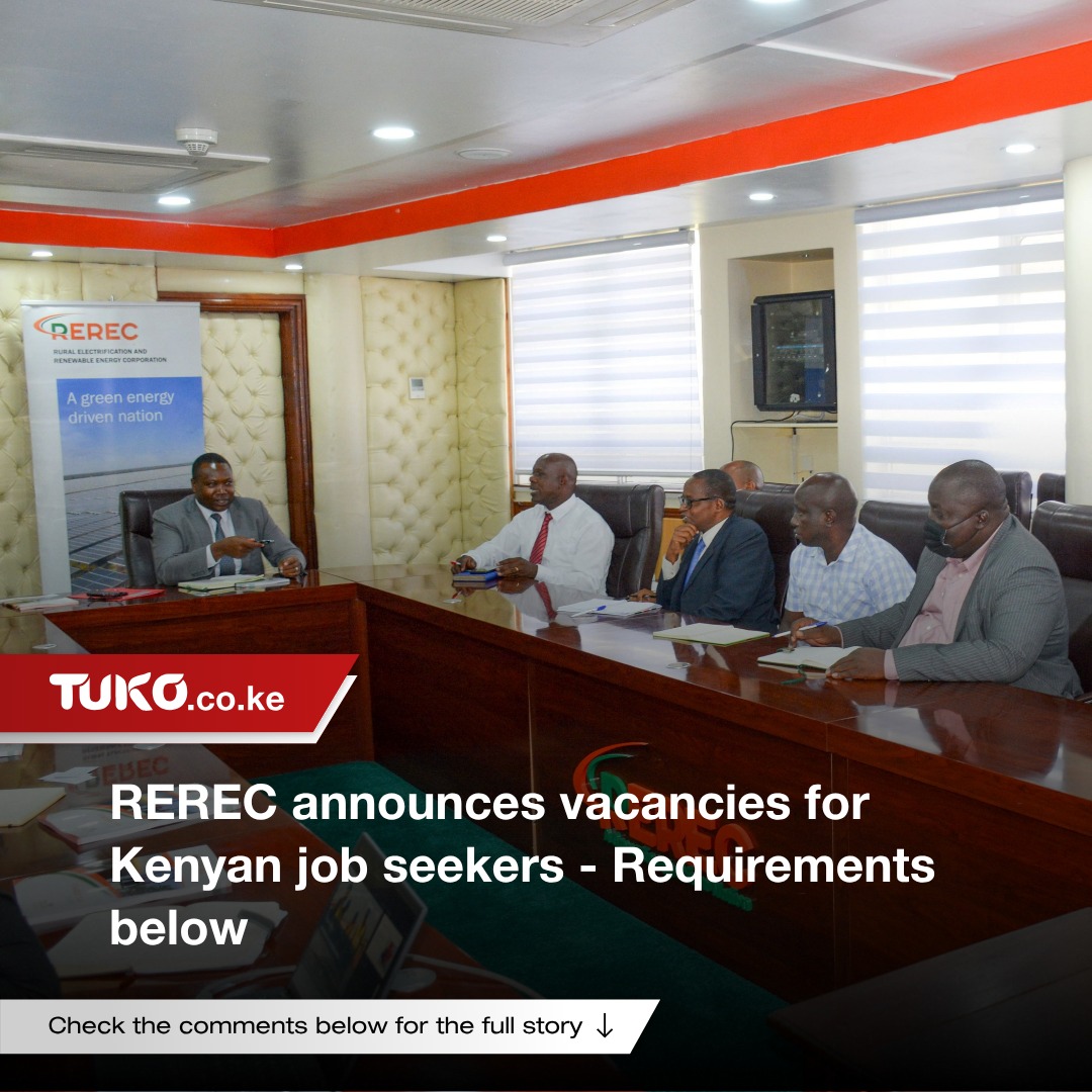 Tuko.co.ke - The Rural Electrification and Renewable Energy Corporation ...