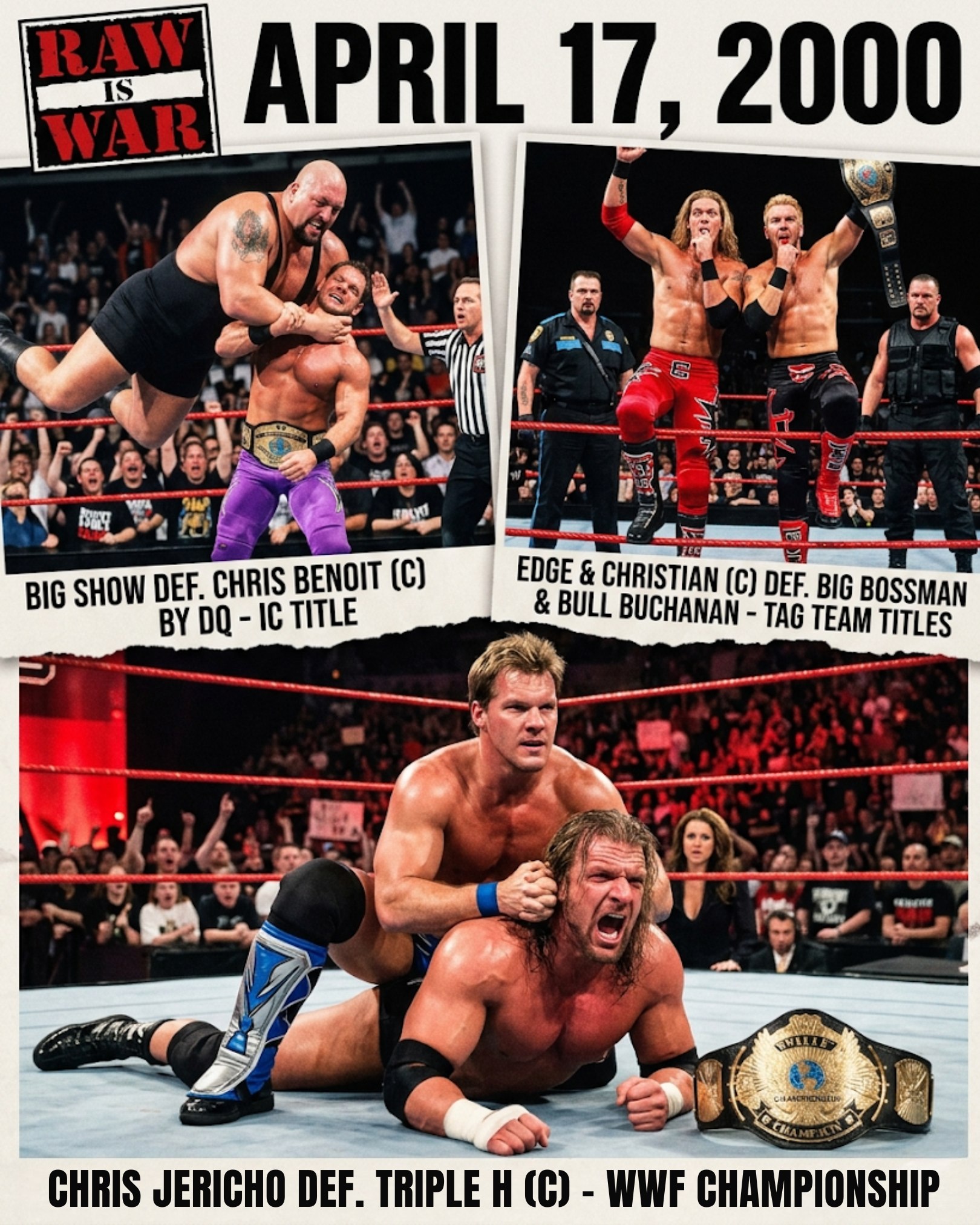 Power - On this day in 2000, RAW is WAR delivered a night of 