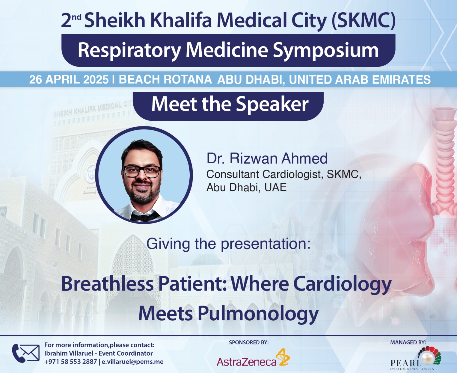 Meet Dr. Rizwan Ahmed at... - Pearl Event Management Services | Facebook
