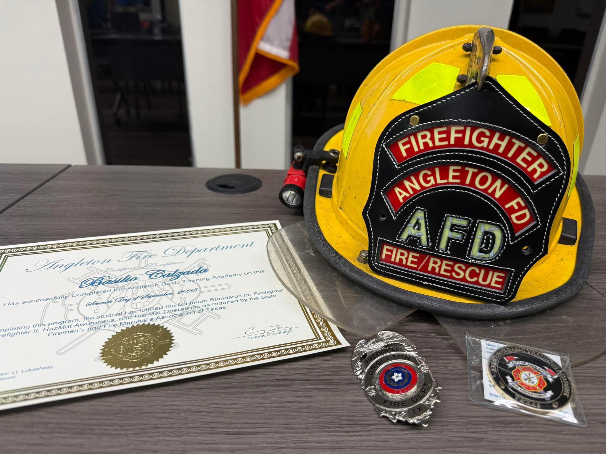🔥 Congratulations, Firefighter... - Angleton Fire Dept | Facebook