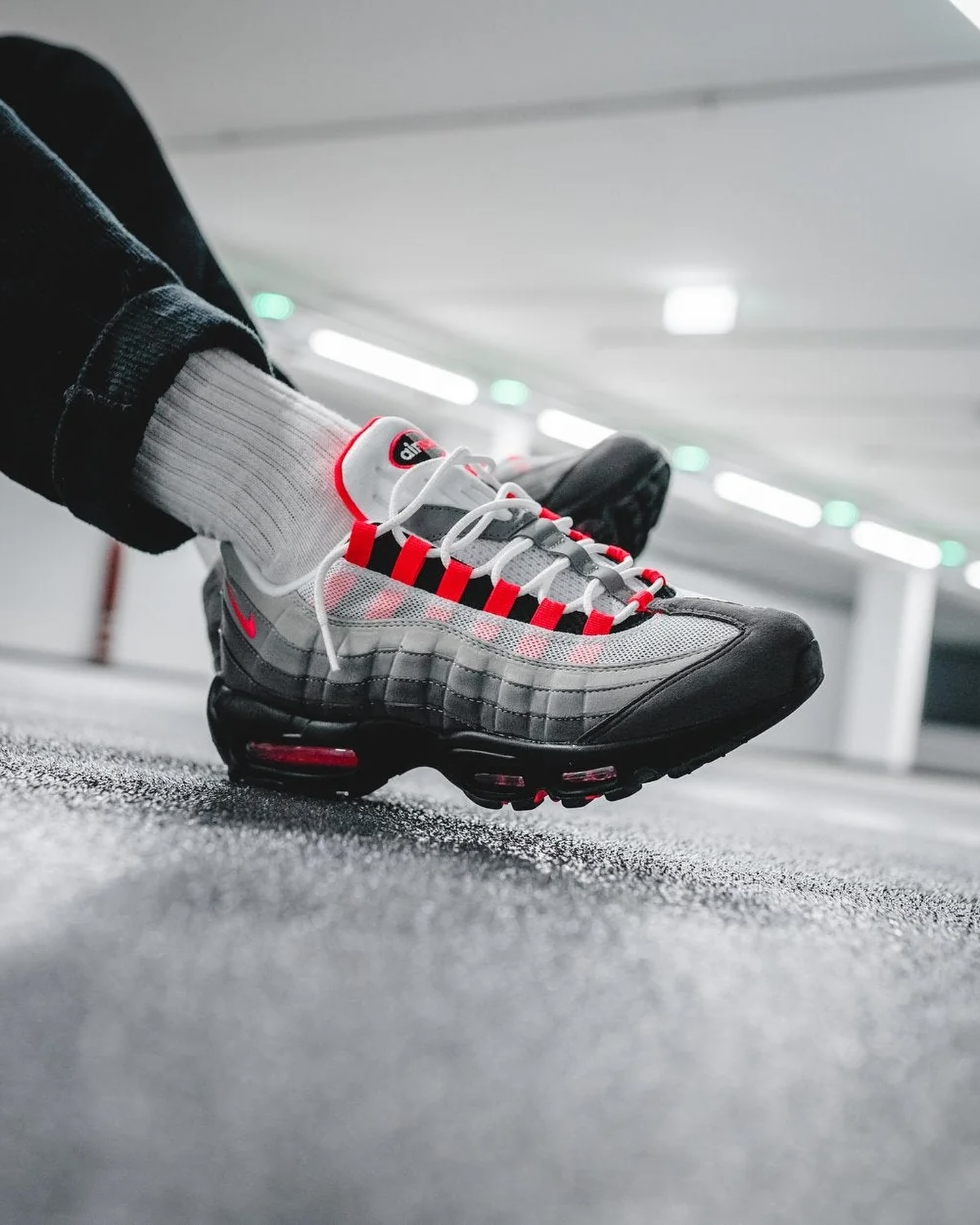 The Nike Air Max 95 OG “Solar Red” receives the Big Bubble 