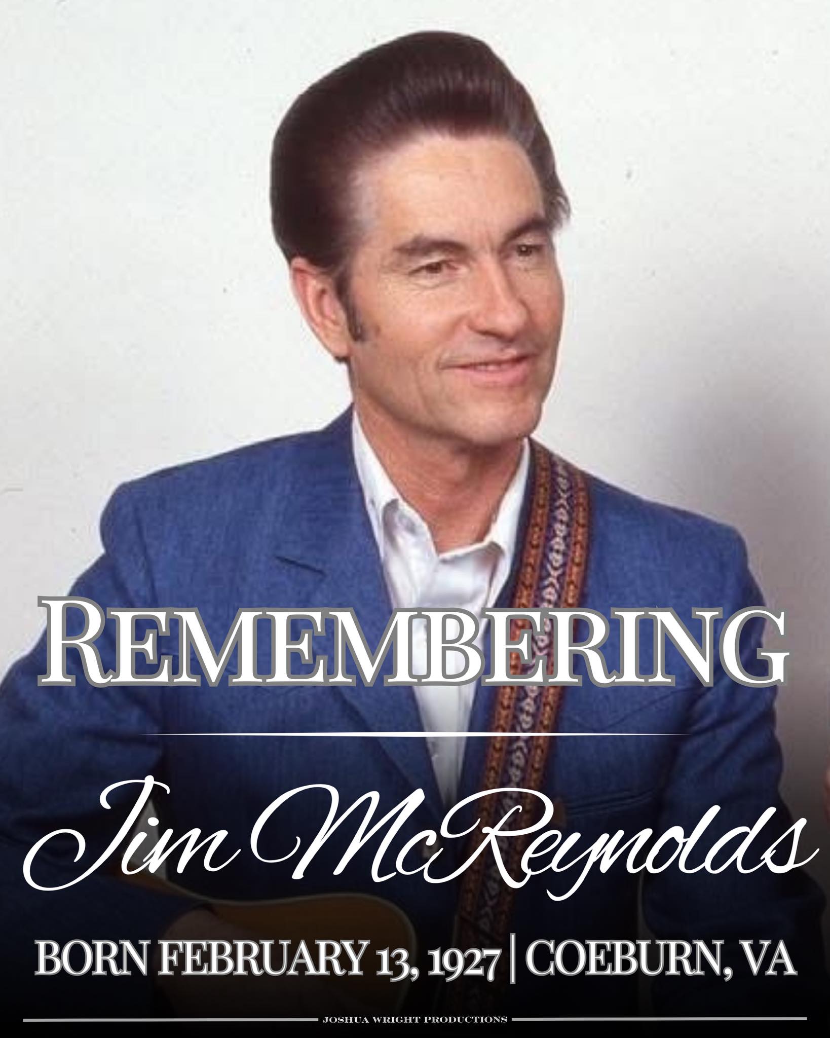 ?️ Remembering Country Music Pioneer Jim McReynolds ? ?️ Born 