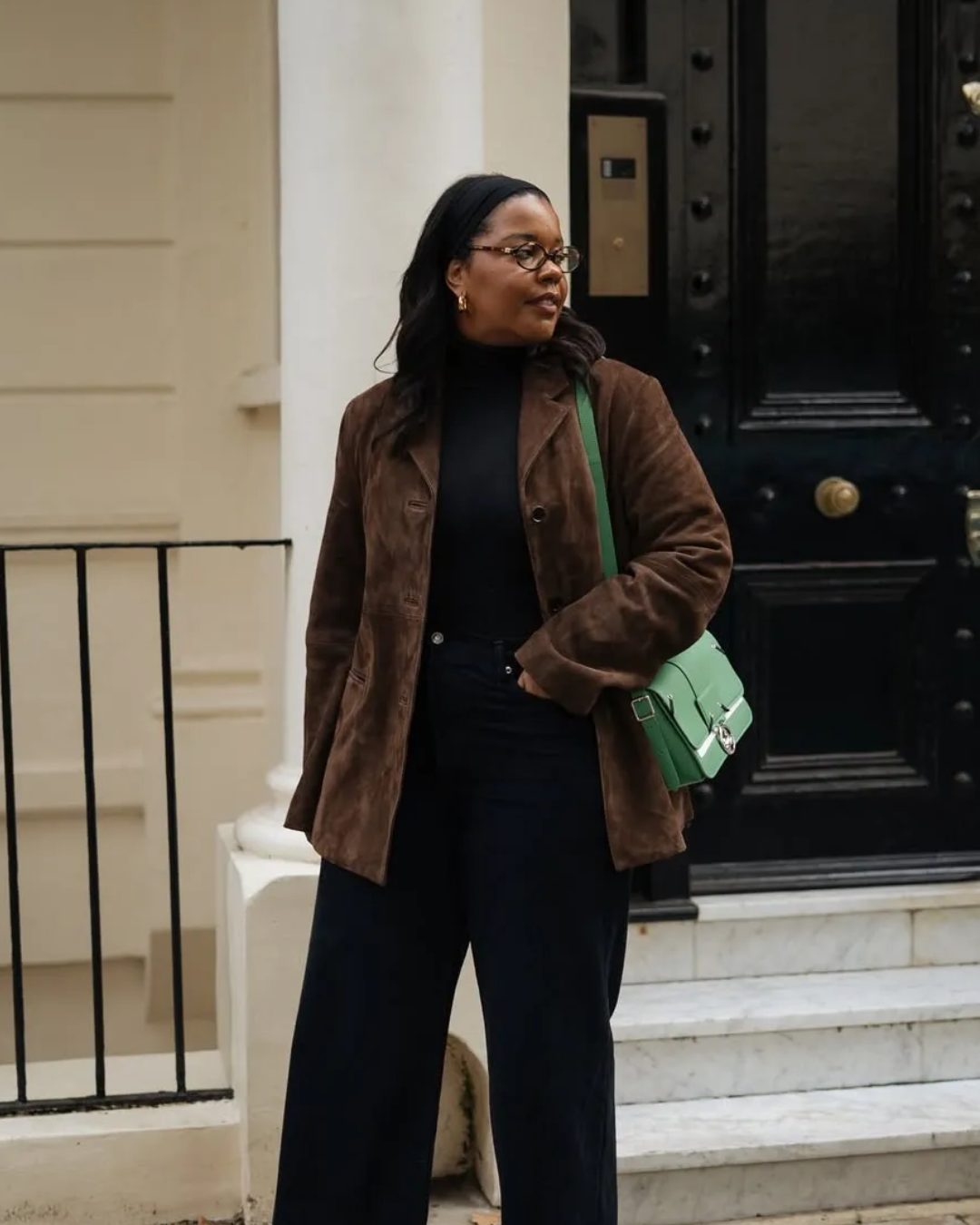 Aston Leather's Victoria Metis Goat Suede Jacket for Women