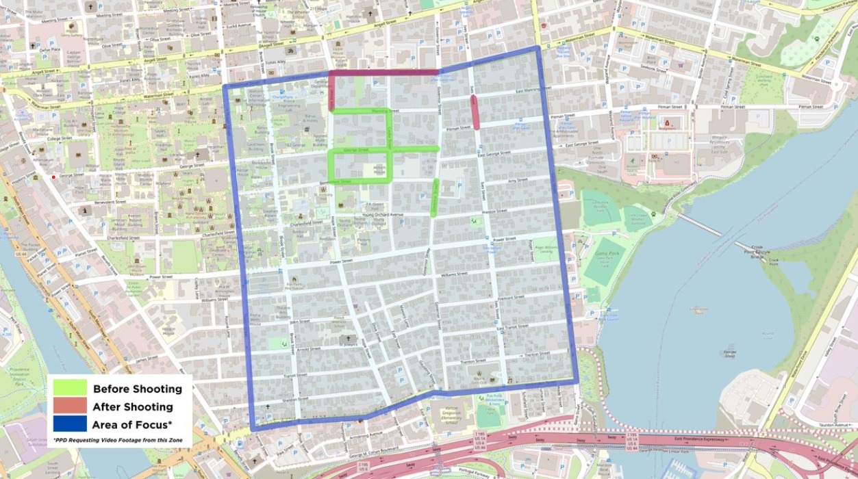FBI - The Providence Police Department released a map showing the ...