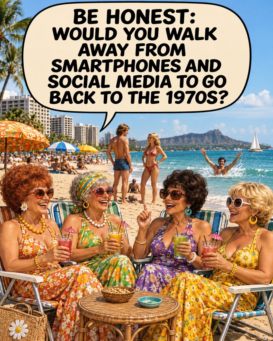 Would you go back to living in the 1970s forever?