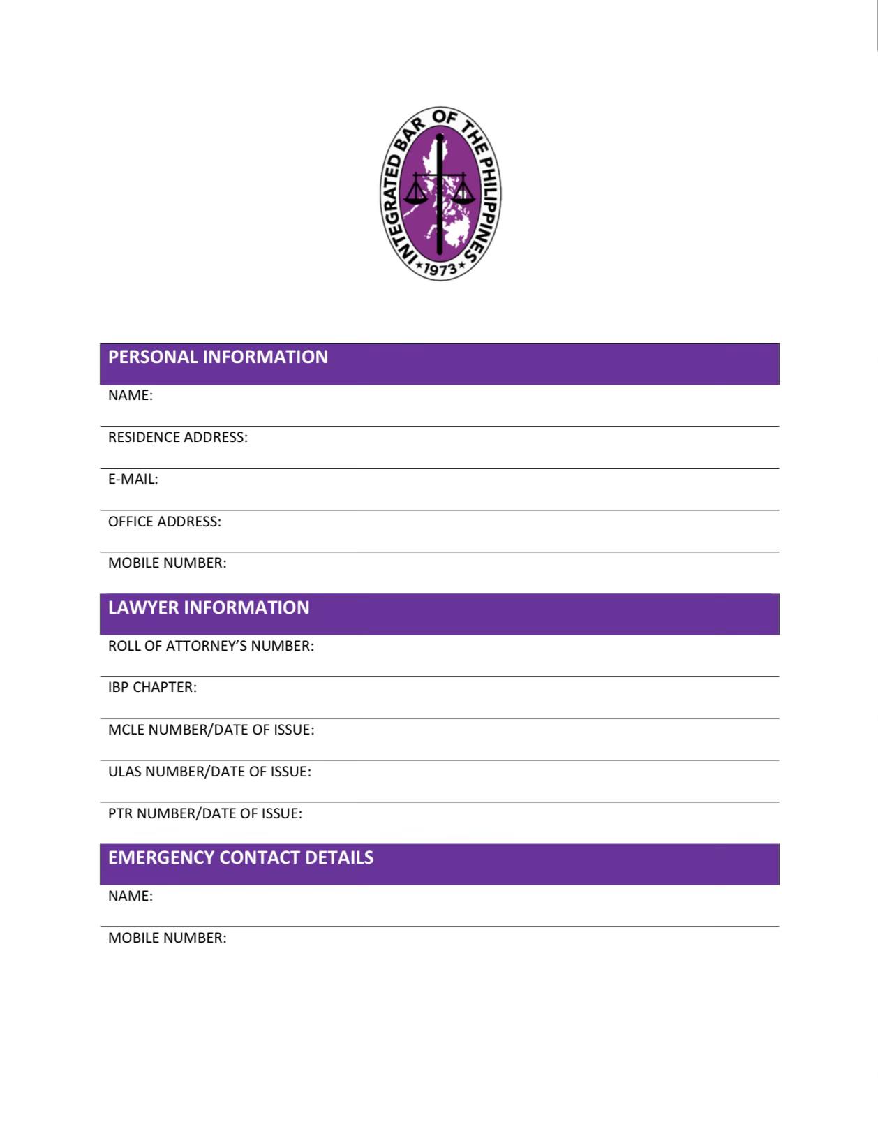Integrated Bar of the Philippines - Pangasinan Chapter 2025-2027 ...