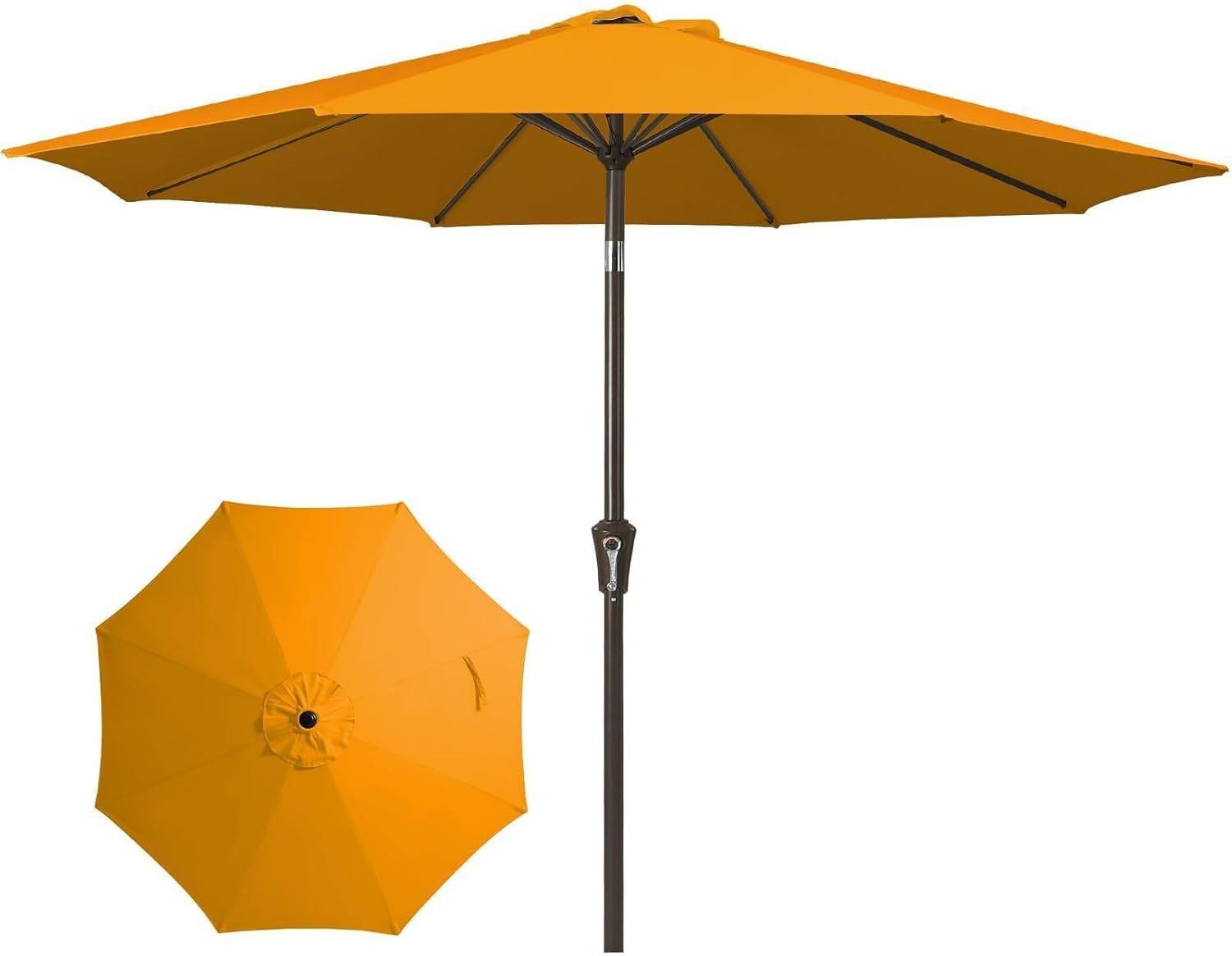 jearey patio umbrella customer service 9FT Outdoor Outdoor Table Umbrella with Push Button Tilt and Crank, Market Umbrella 8 Sturdy Ribs UV Protection Waterproof for Garden, Deck, Backyard, Pool (Apple Green) Do you want to enrich your garden time/ Its impossible to have good time if you dont have any sunshade equipment JEAREY 10 ft. x 10
