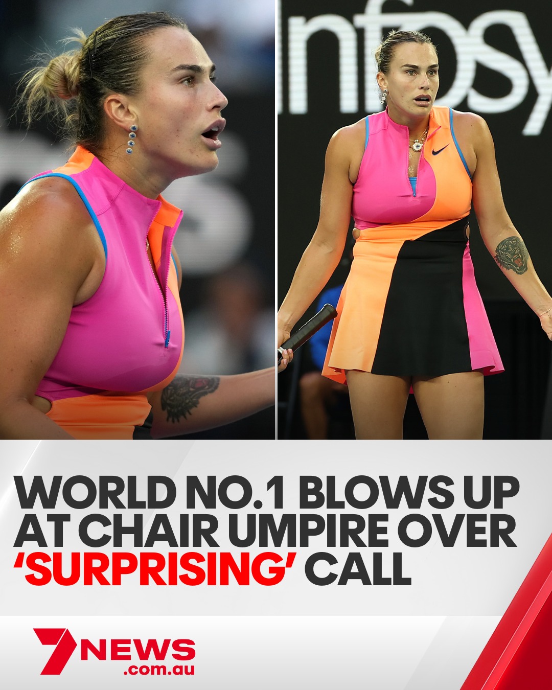 7NEWS - The two-time champion couldn’t believe it when she copped a ...