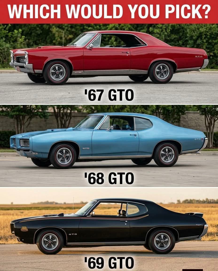 The Evolution Of a Legend: Pontiac GTO '67, '68 &'69,