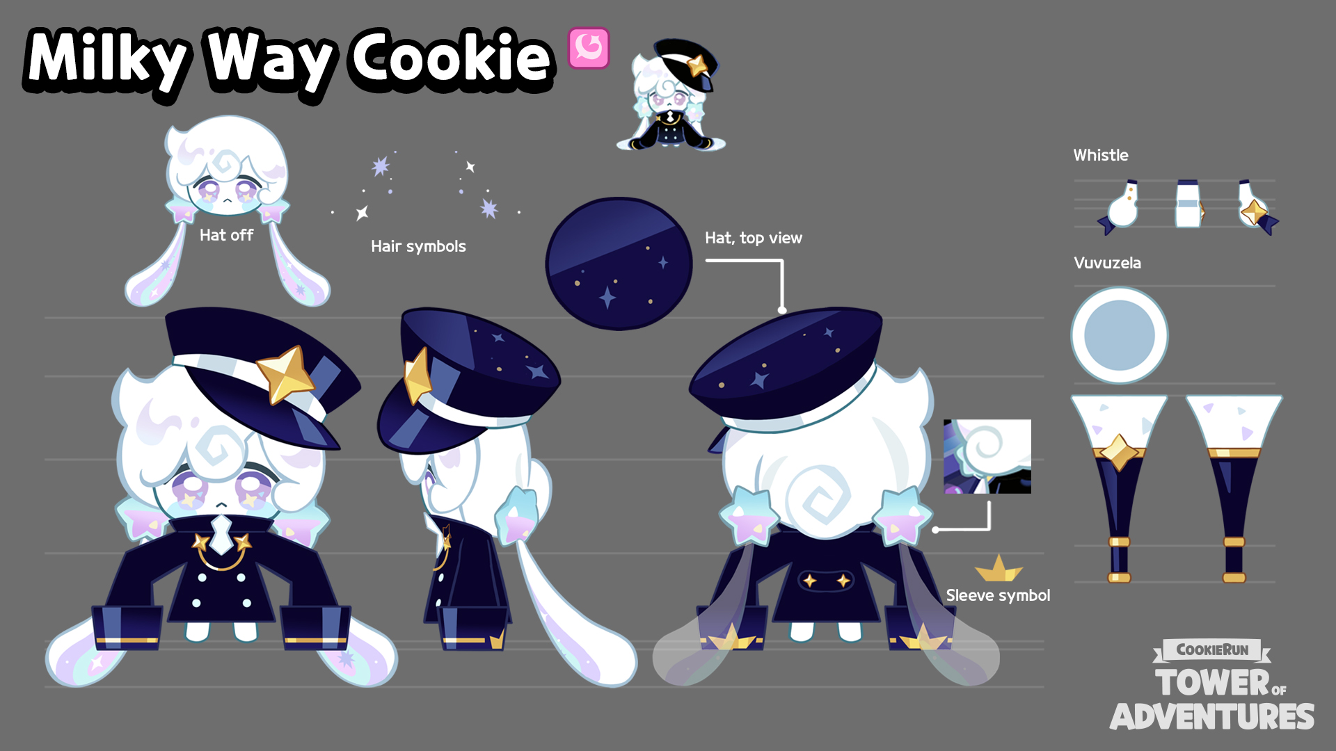 Revealing the concept art of Milky Way Cookie! 🎨 Check out the