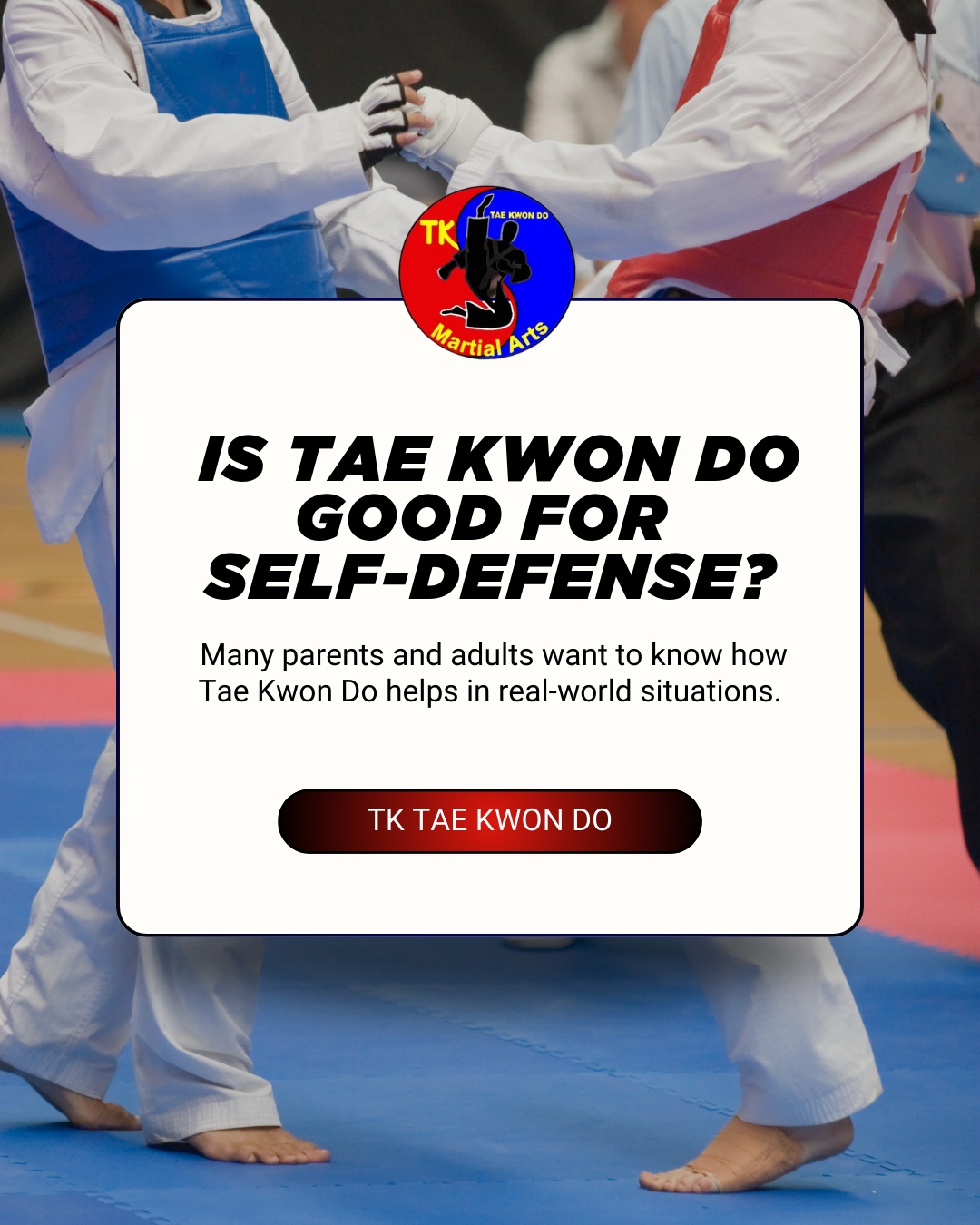 T.K. Taekwondo - Tae Kwon Do isn’t just about kicks and... | Facebook