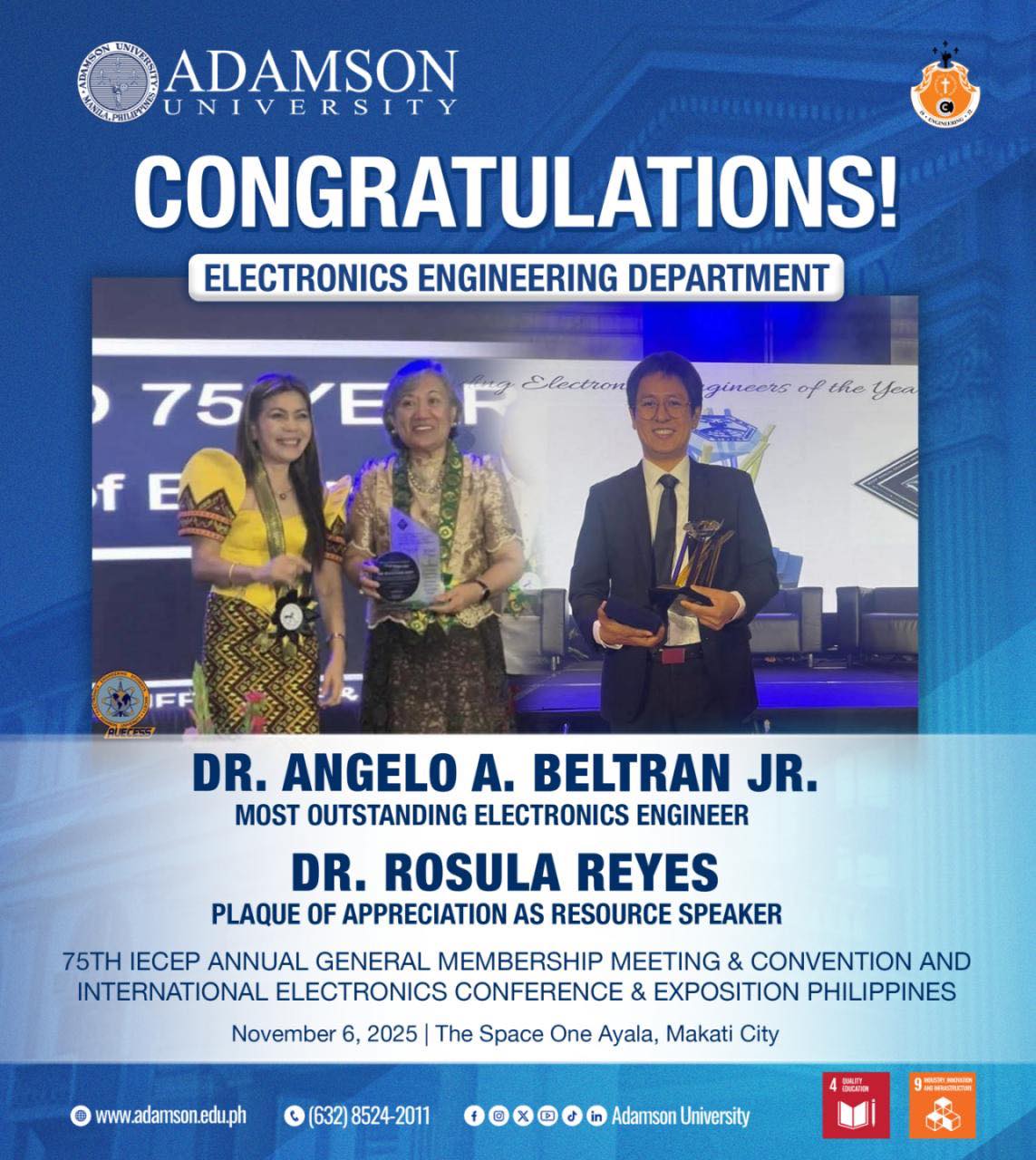 Adamson University added a new photo. - Adamson University