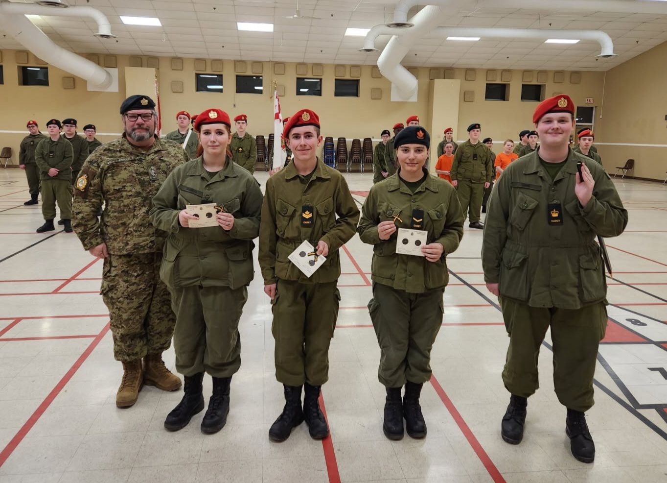 2817 - Congratulations last night as our year 3 cadets were on range. 2 ...