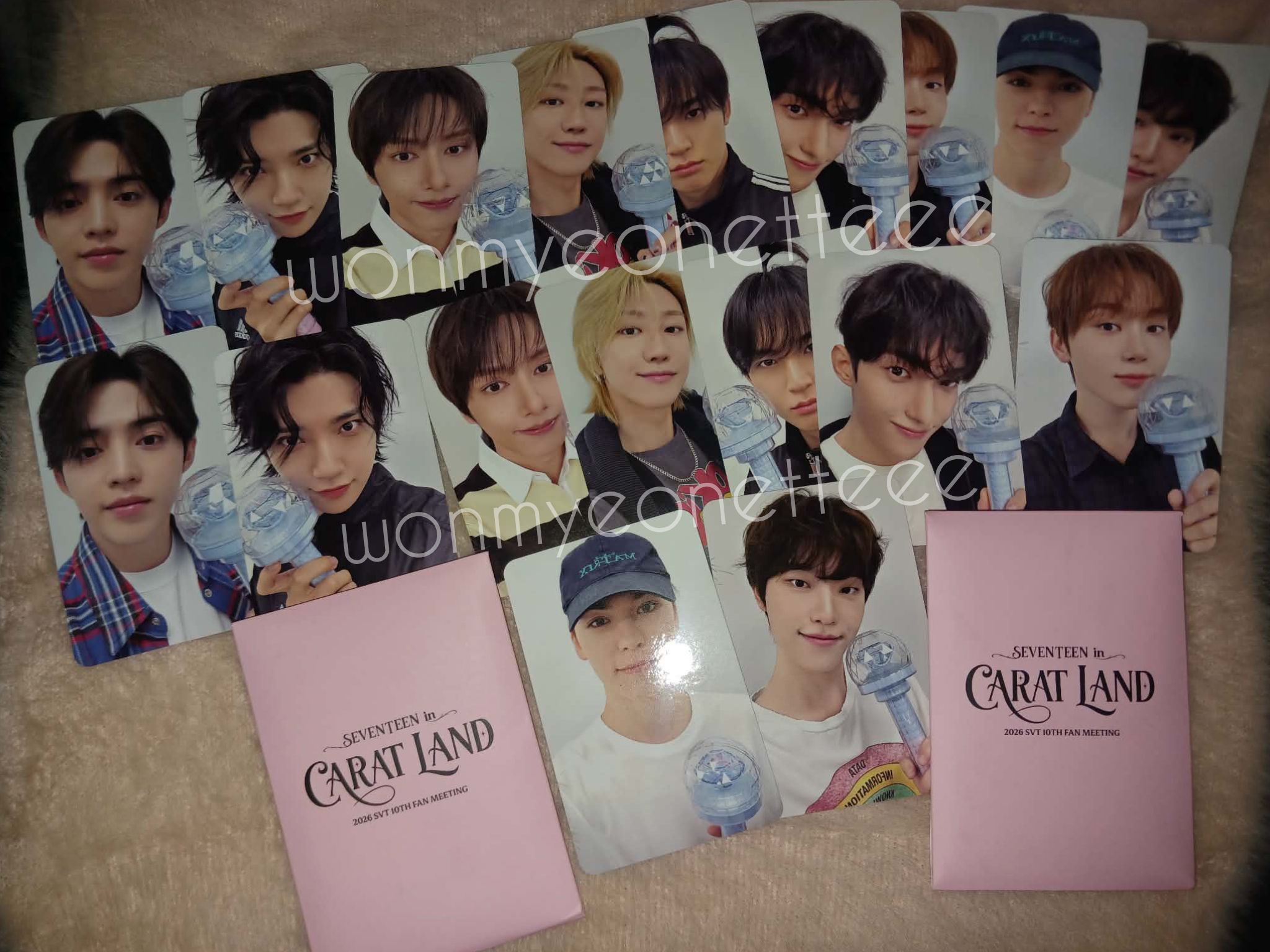 SVT - #woonette_onhands 2 SETS OF CARATLAND 2026 CARZONE IS NOW