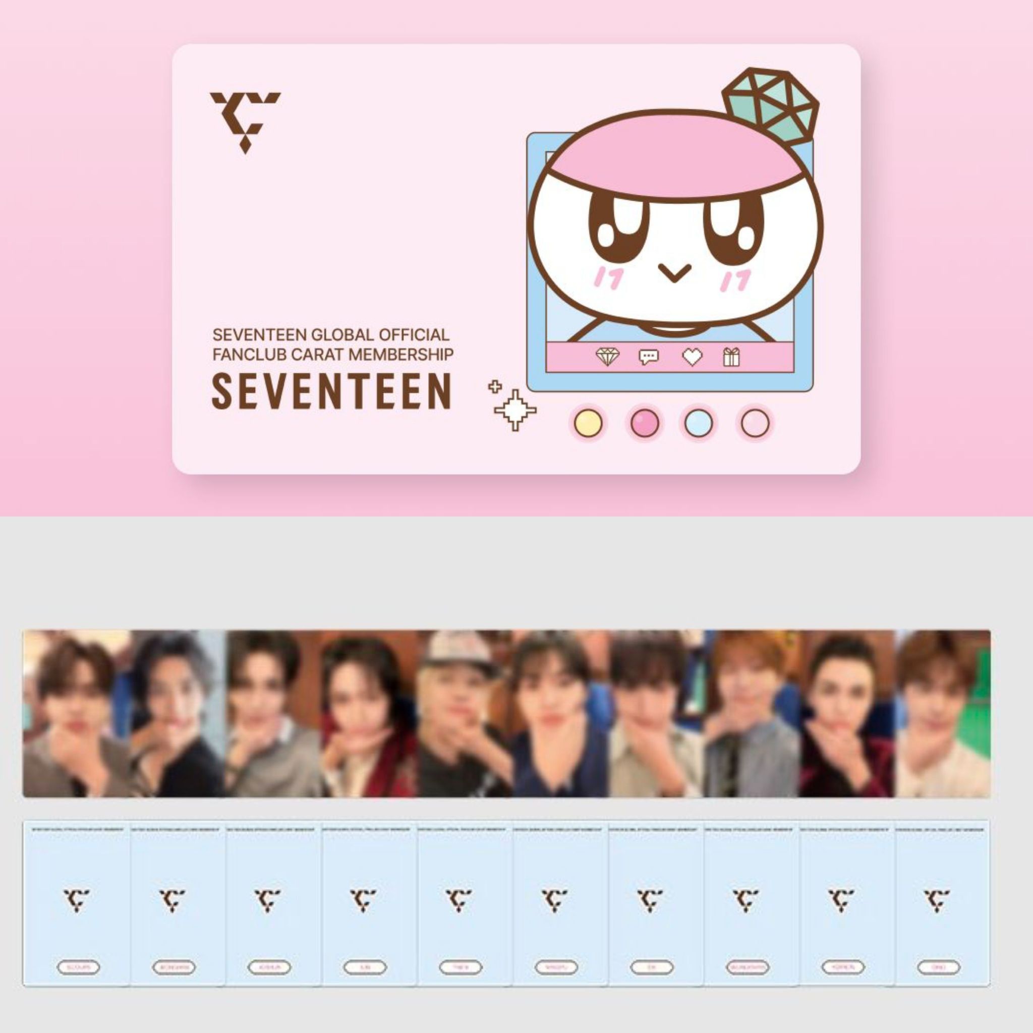 SEVENTEEN CARATMEMBERSHIP KIT 2026 🥹🩵🩷