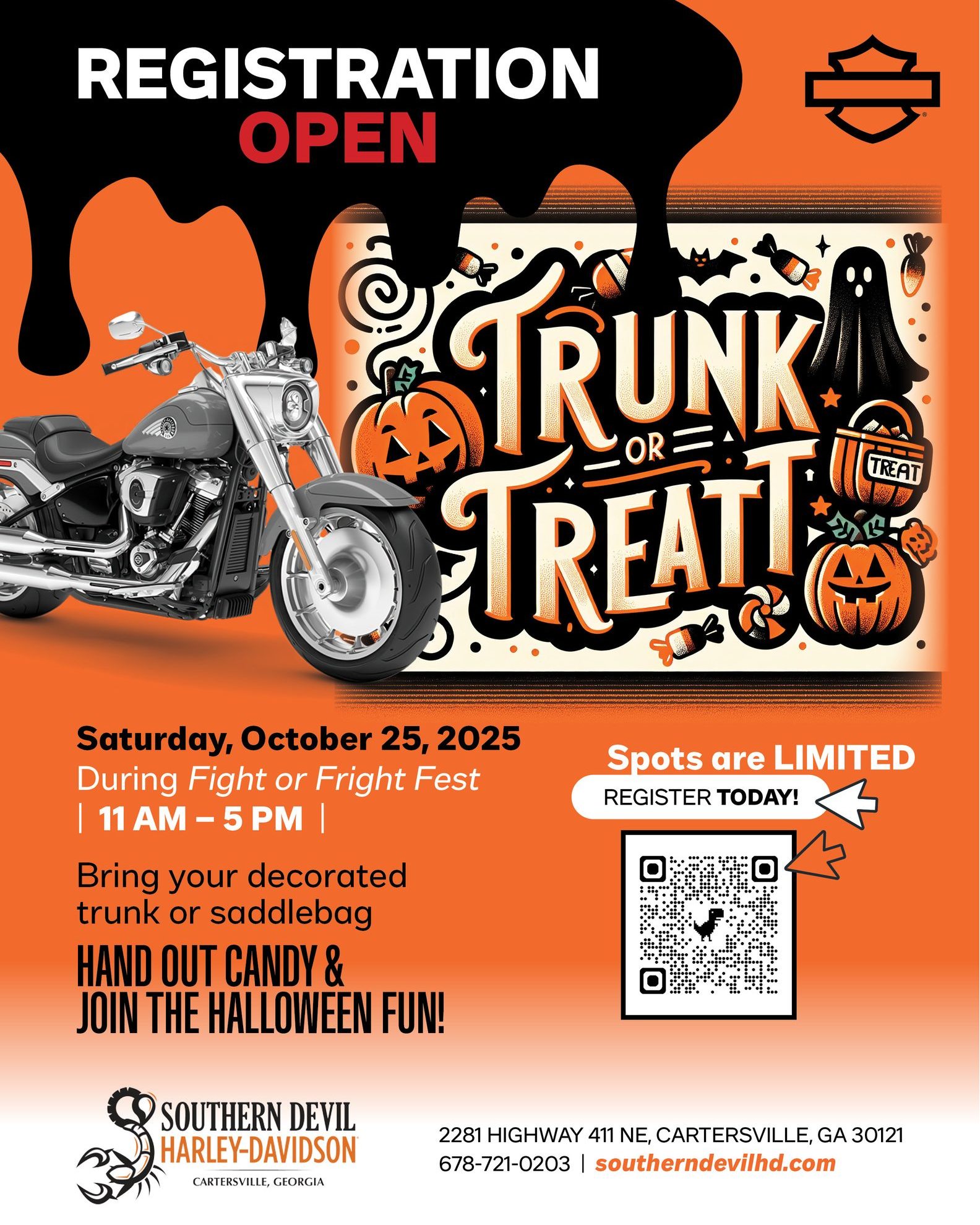 Southern - 🕸️ Trunk or Treat is back at Southern Devil Harley-Davidson ...
