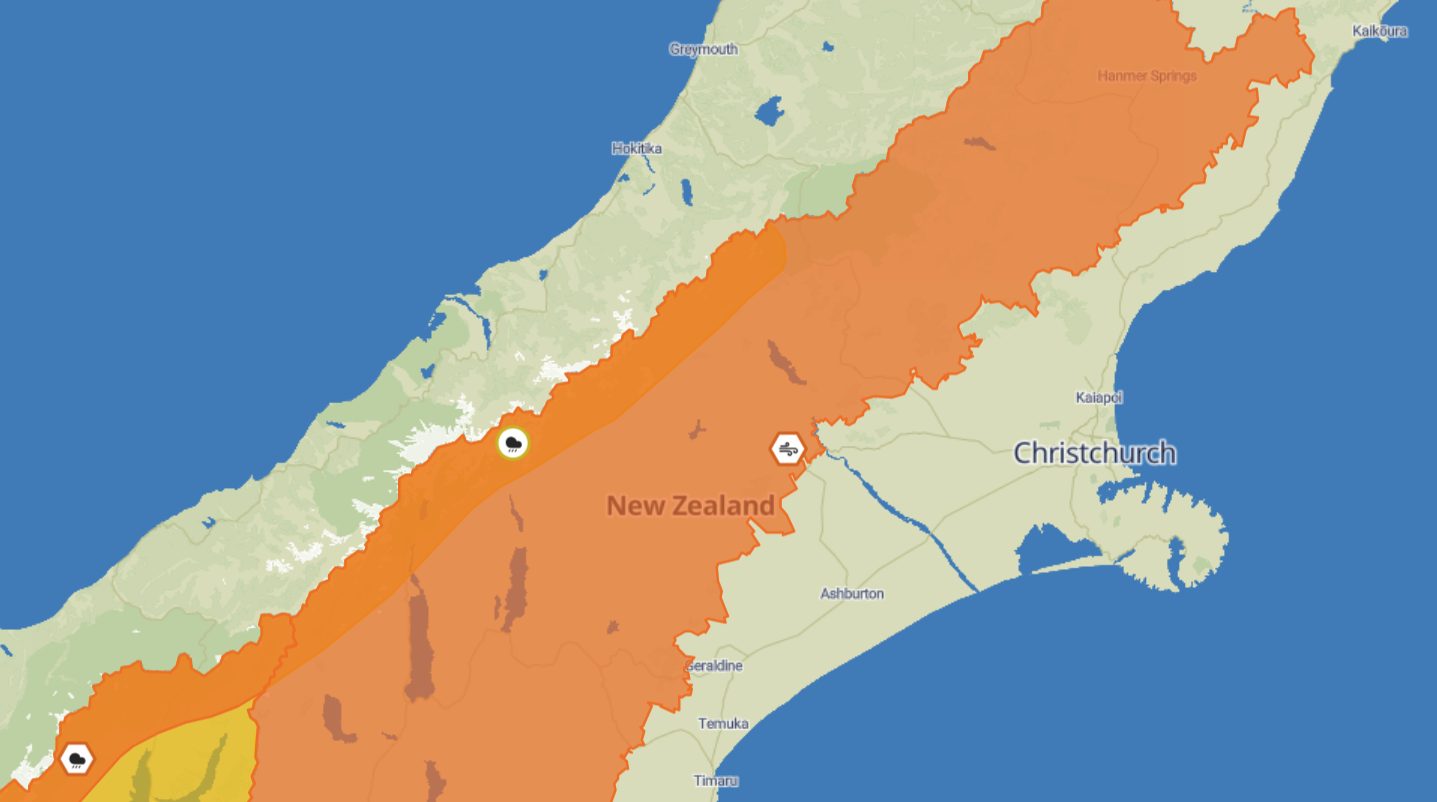 MetService New Zealand has... - Ashburton District Council | Facebook