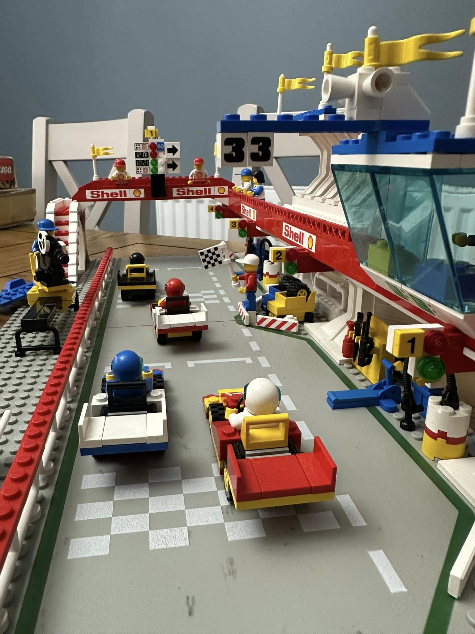 Vintage LEGO Victory Lap Raceway from 1988 via Luke Lyford