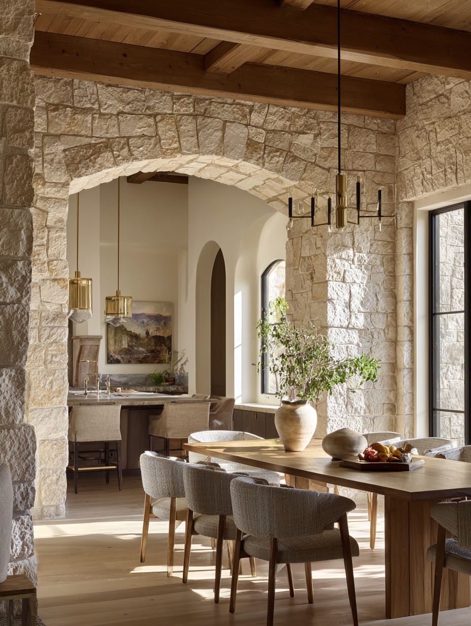 Decoración e ideas para tu hogar | 🌿 Una cocina moderna con arco de ...