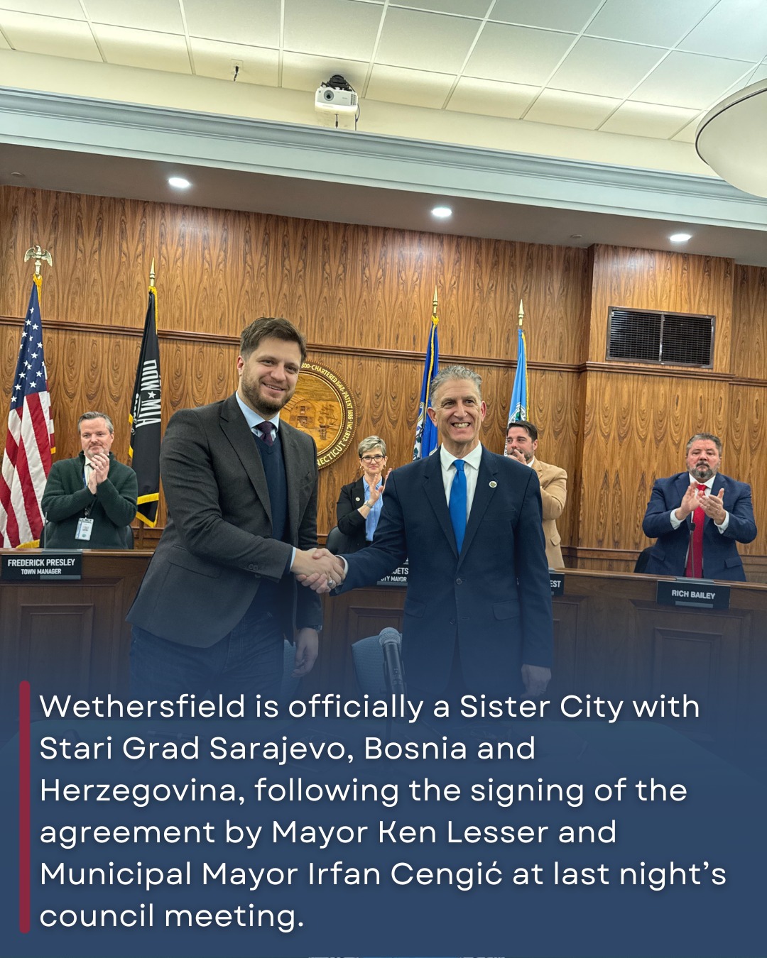 A wonderful connection between... - Wethersfield Democrats | Facebook