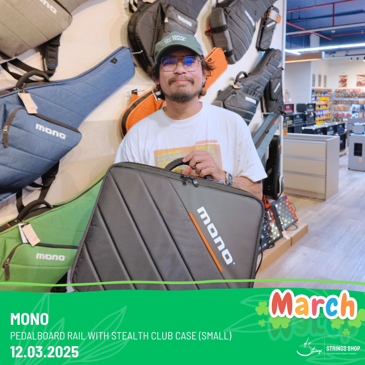 Strings - คุณน็อบรับ Mono Pedalboard Rail เตรียมเซ็ตอัพบอร์ดเอฟเฟคชุด ...