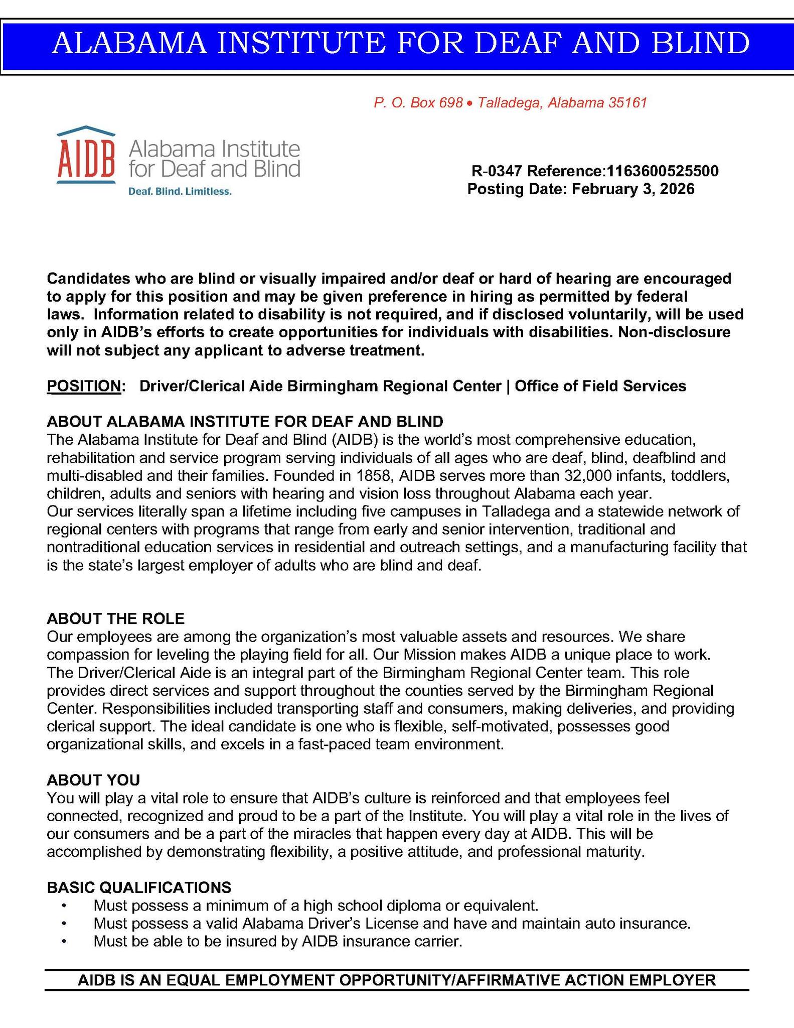 AIDB Birmingham Regional Center | Birmingham AL