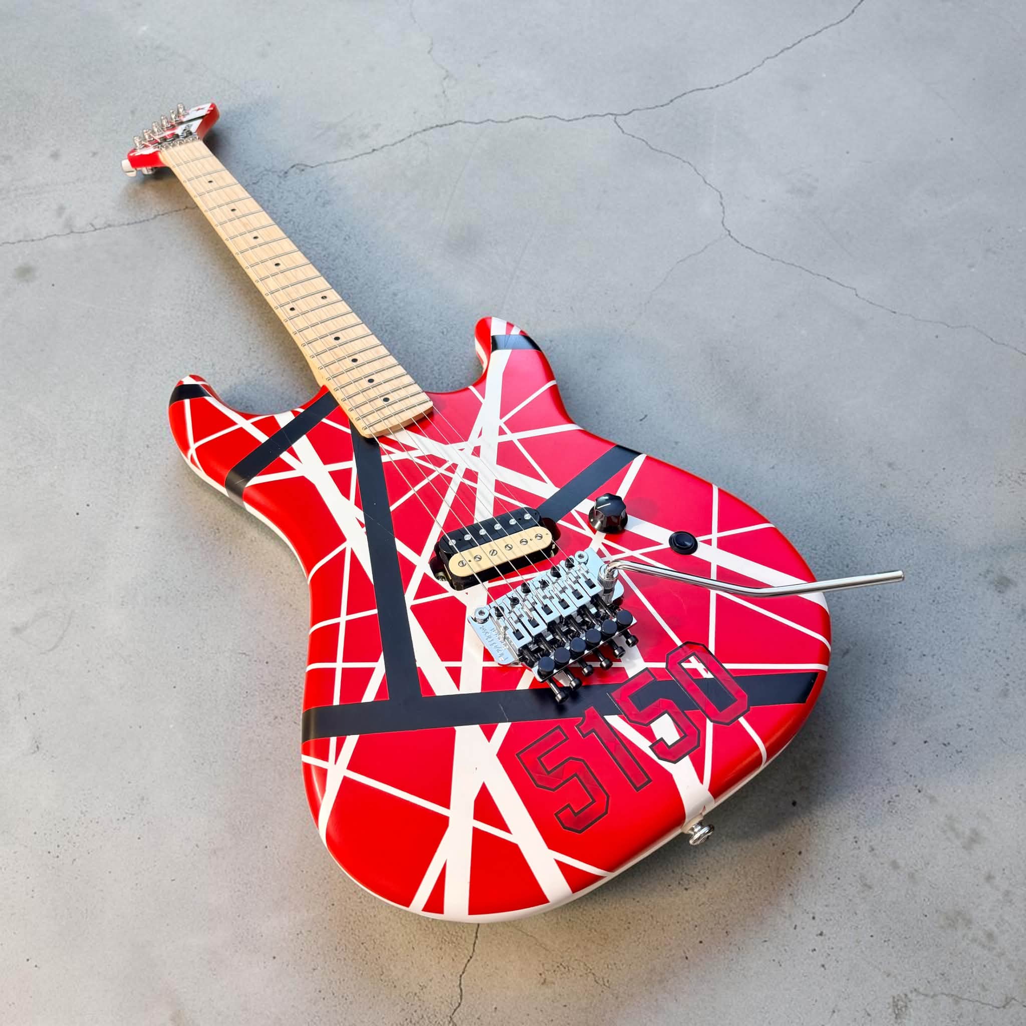 Baretta guitar with EVH 5150 and original Floyd Rose