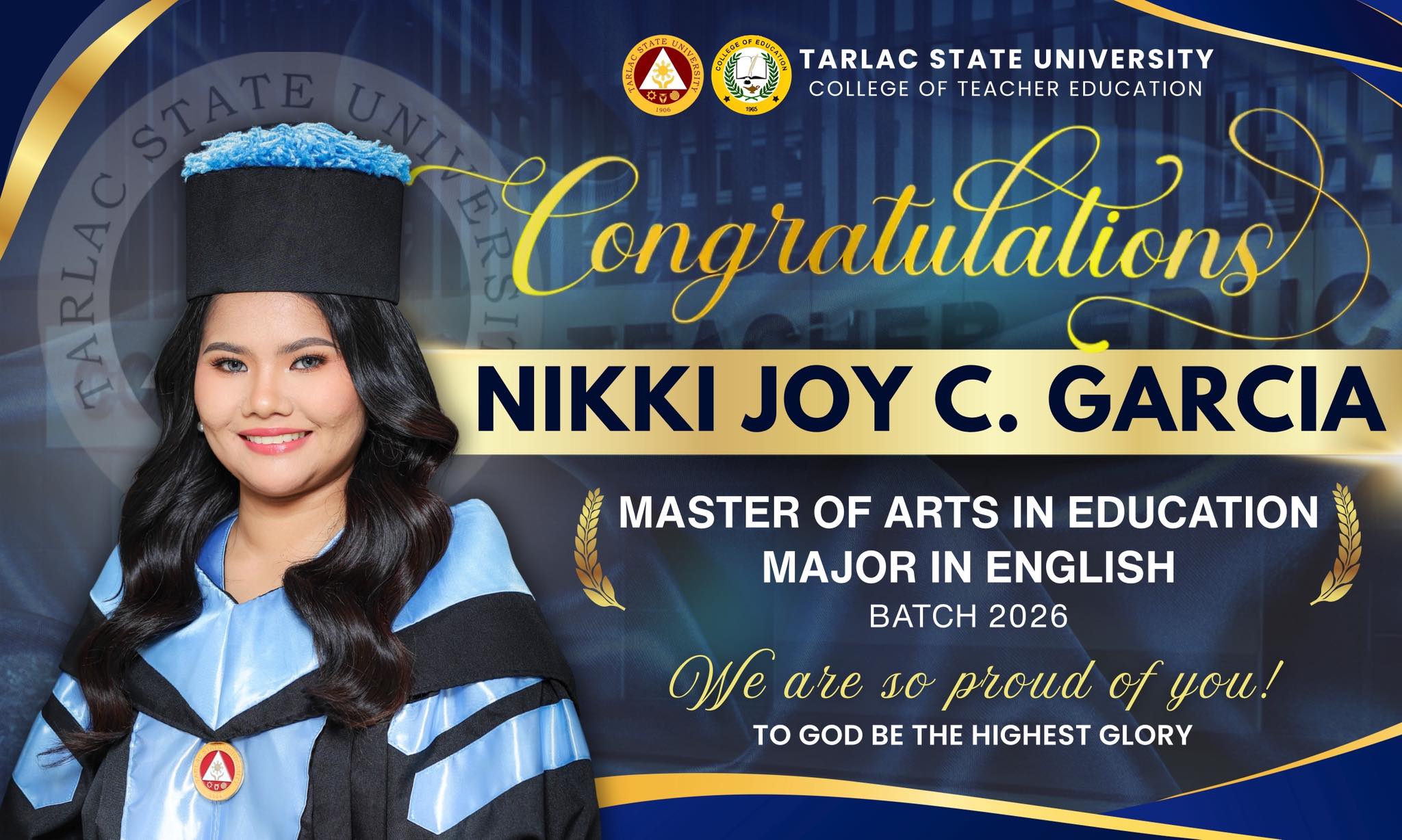 Rafael - 🎉🎓 𝐂𝐎𝐍𝐆𝐑𝐀𝐓𝐔𝐋𝐀𝐓𝐈𝐎𝐍𝐒, 𝐌𝐀’𝐀𝐌 𝐍𝐈𝐊𝐊𝐈 🎓🎉 Warmest congratulations to ...