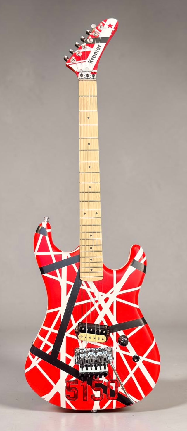 Kramer Baretta converted to 5150 guitar for sale with Floyd Rose