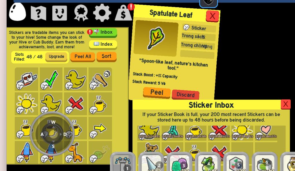 BEE SWARM SIMULATOR VIỆT NAM 🐝🇻🇳 | có cách nào để dùng mấy cái sticker ...